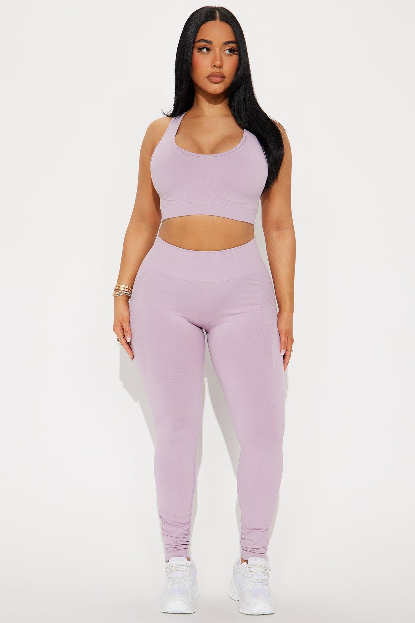 Catch A Break Seamless Active Legging - Lilac Product Image