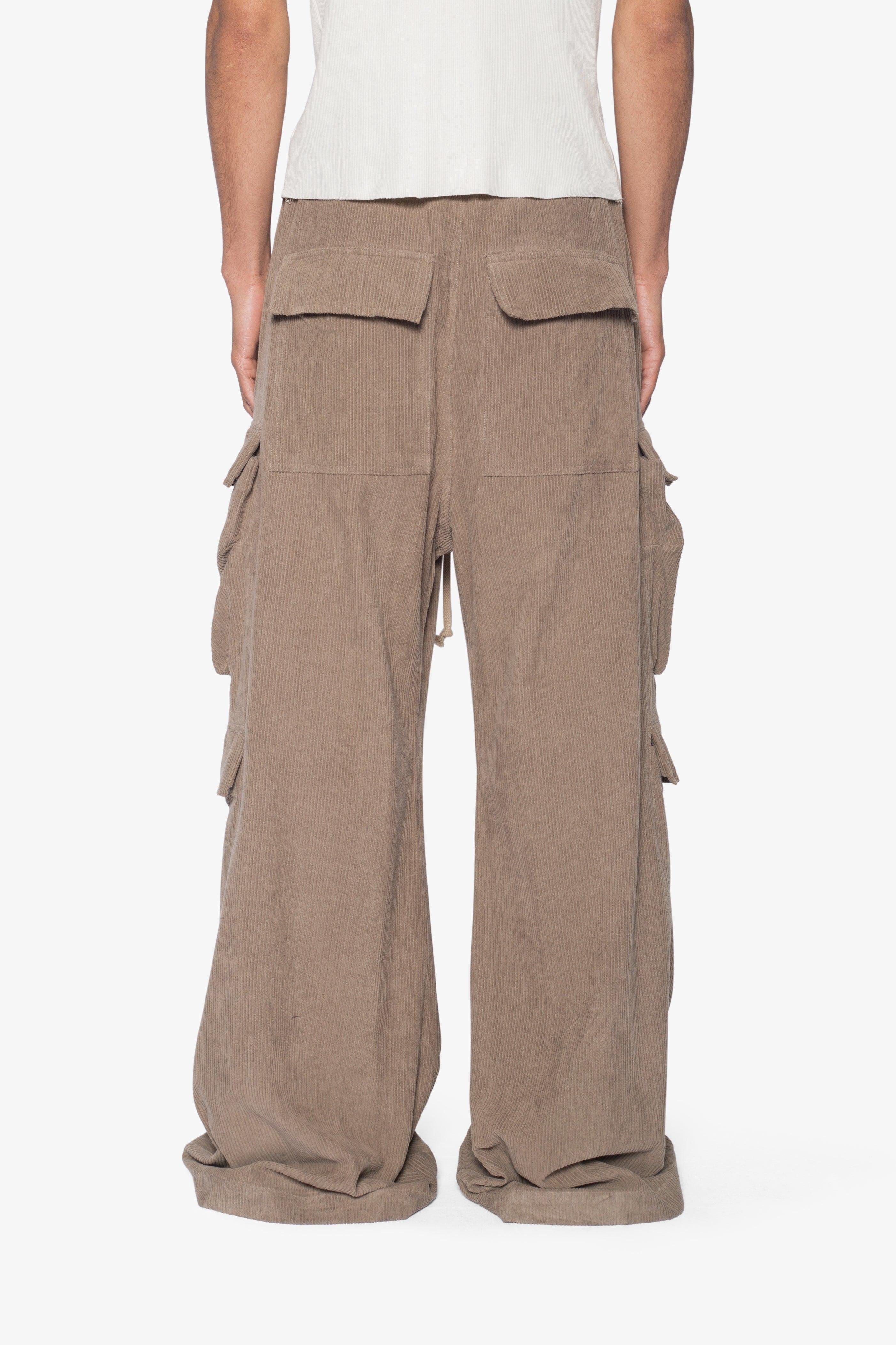 Corduroy Rave Double Cargo Pants - Olive Product Image