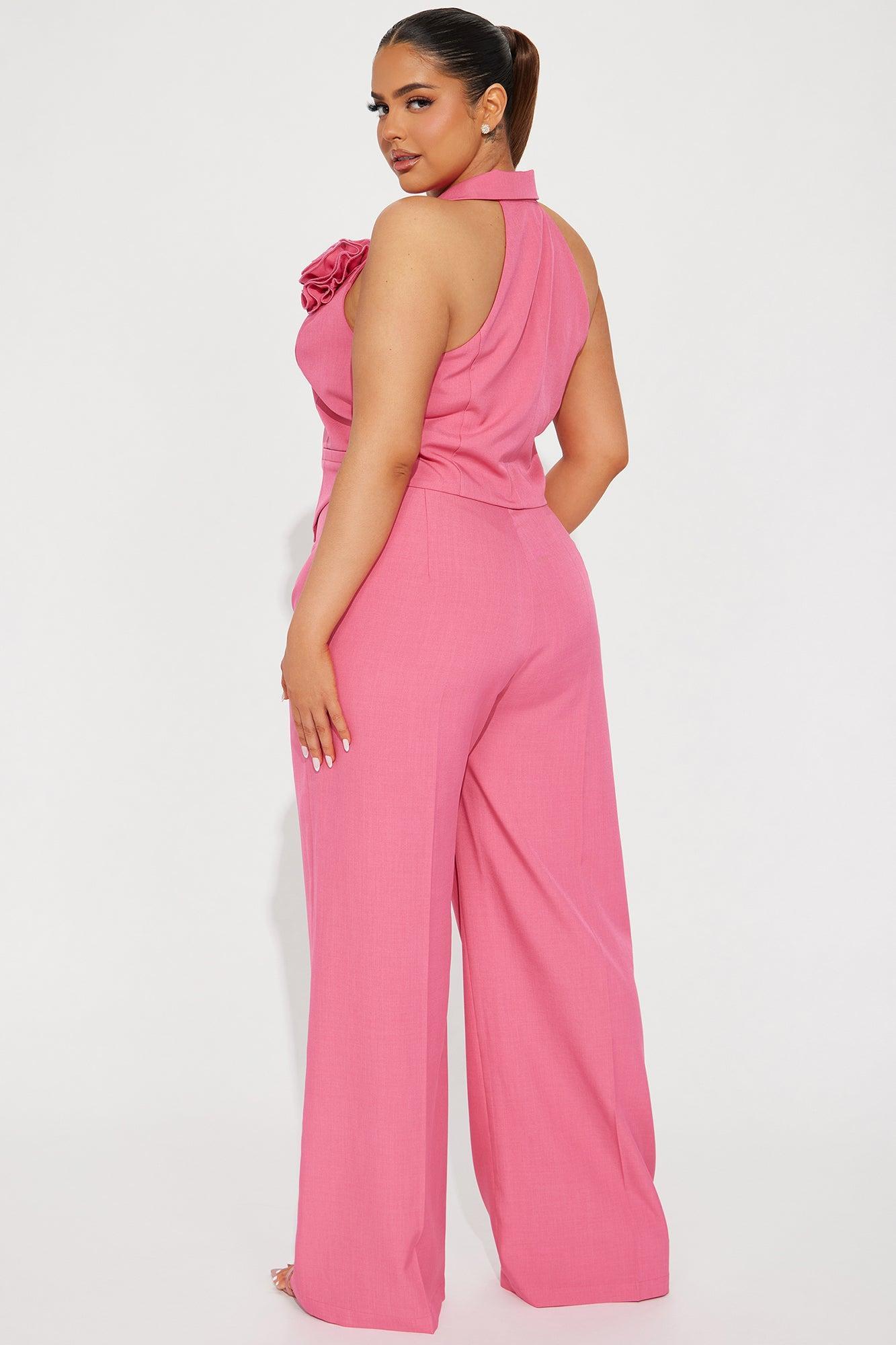 Elle Pant Set - Pink Product Image