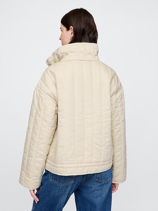 Oversized Quilted Liner Jacket Product Image