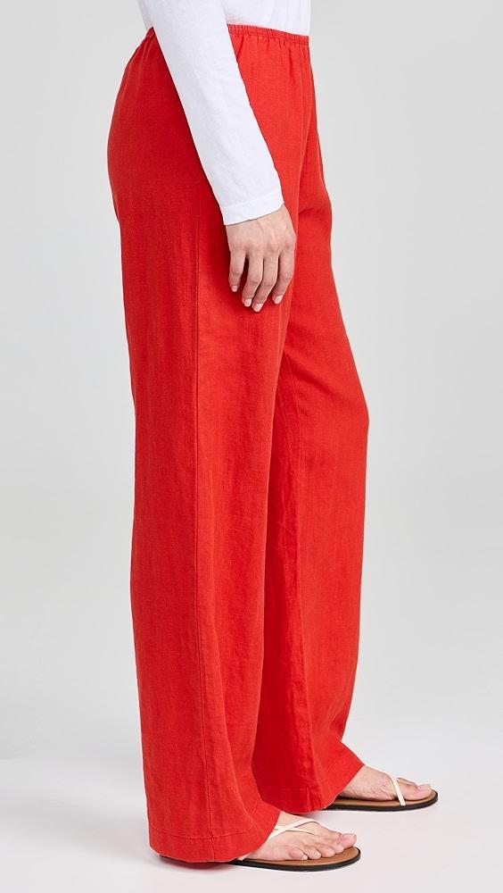 DONNI. The Linen Simple Pants | Shopbop Product Image