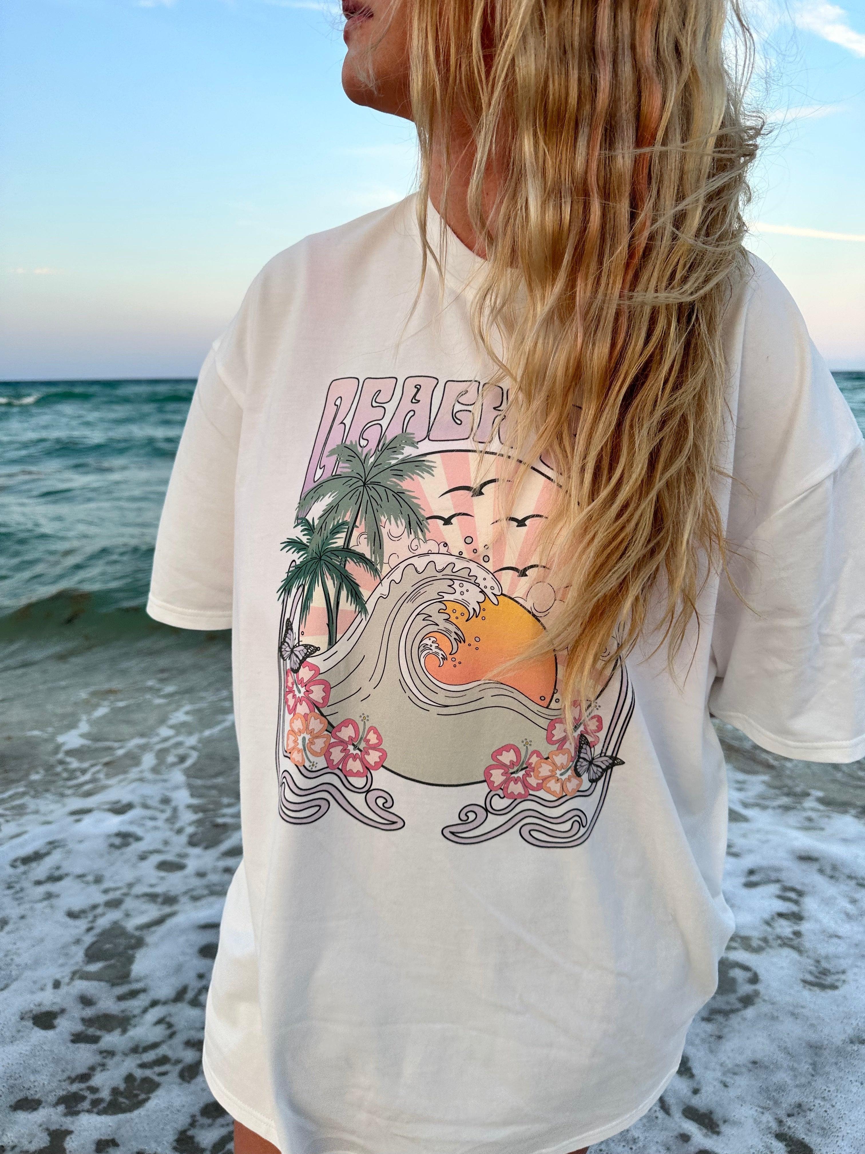 (SIZE 2XL, 3XL) Beach Bum Sunset tee Product Image