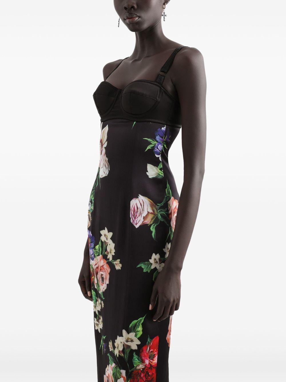 floral-print midi dress Product Image