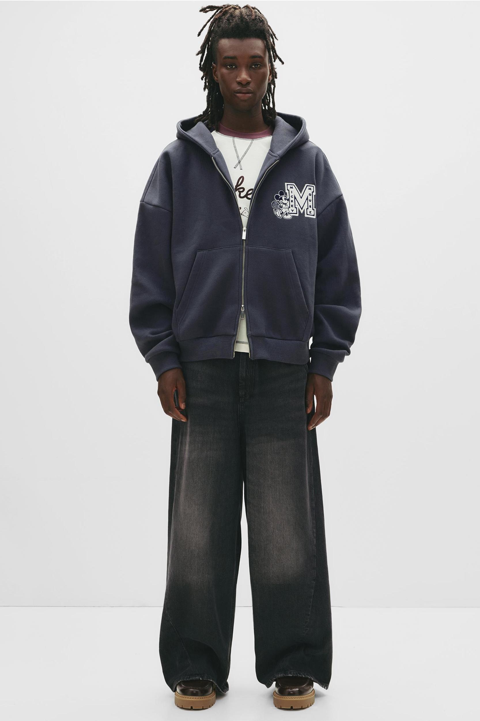 Mickey Mouse zipper hoodie Product Image