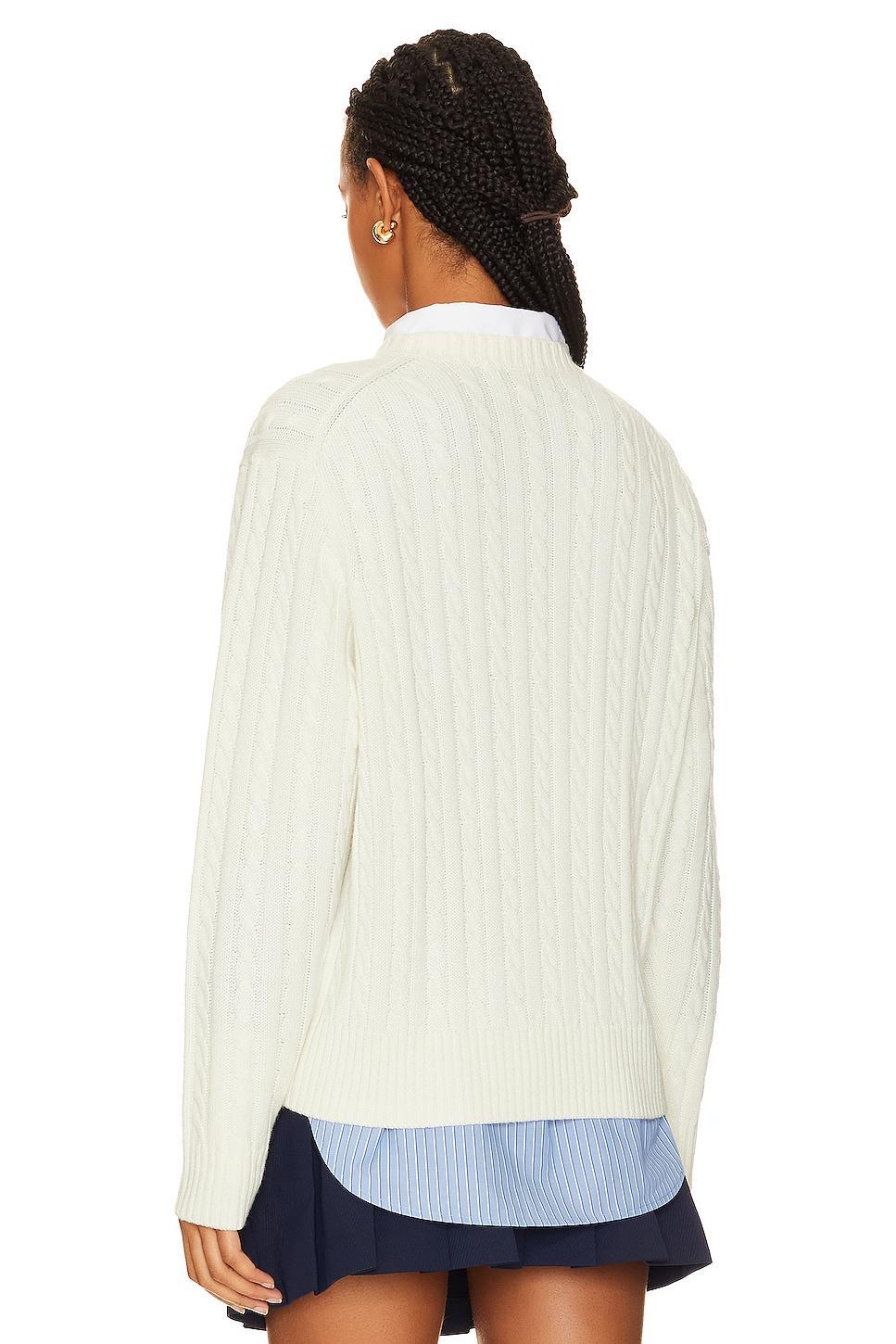 Cable Crew Neck Sweater Product Image