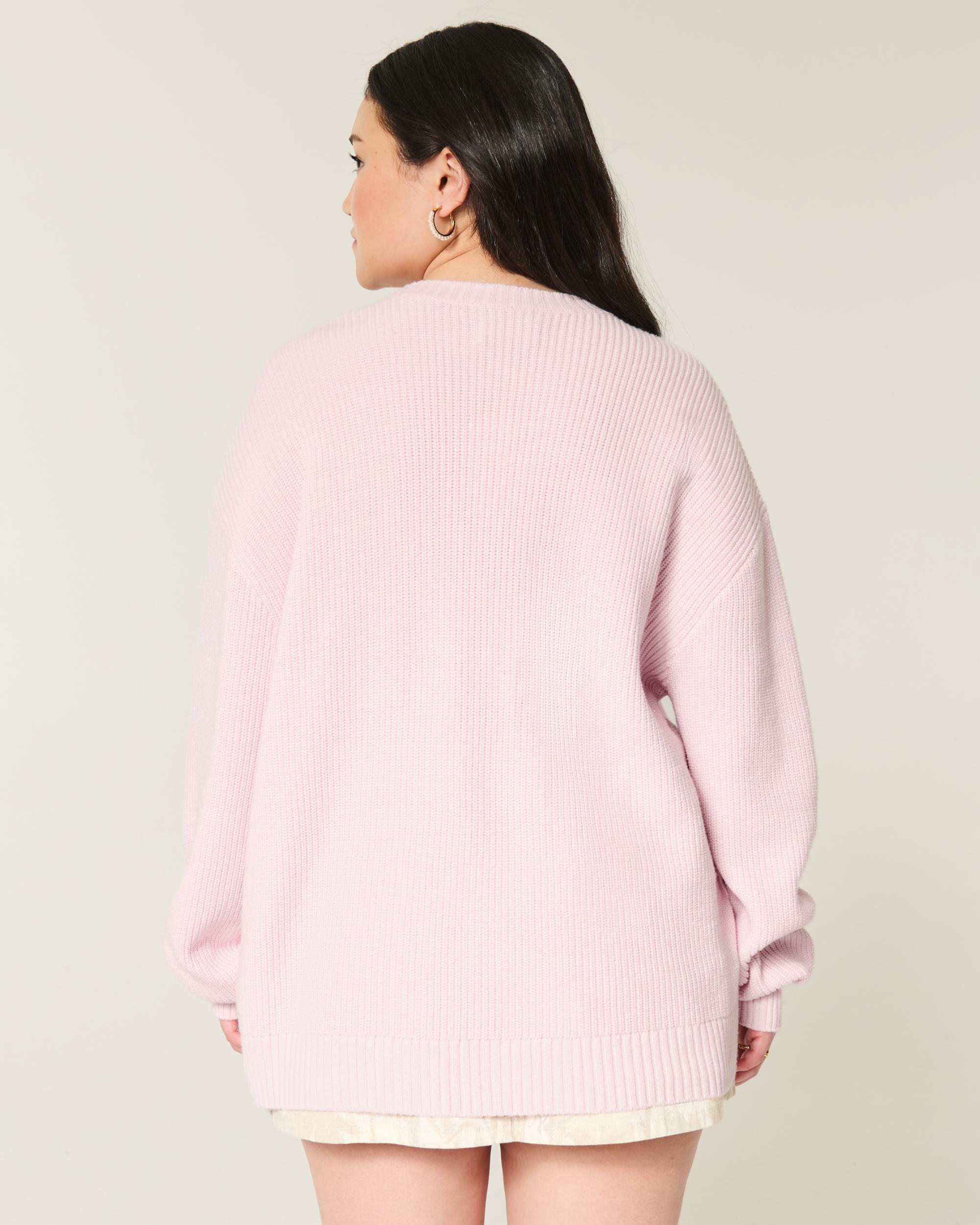 Oversized Crew Sweater Product Image