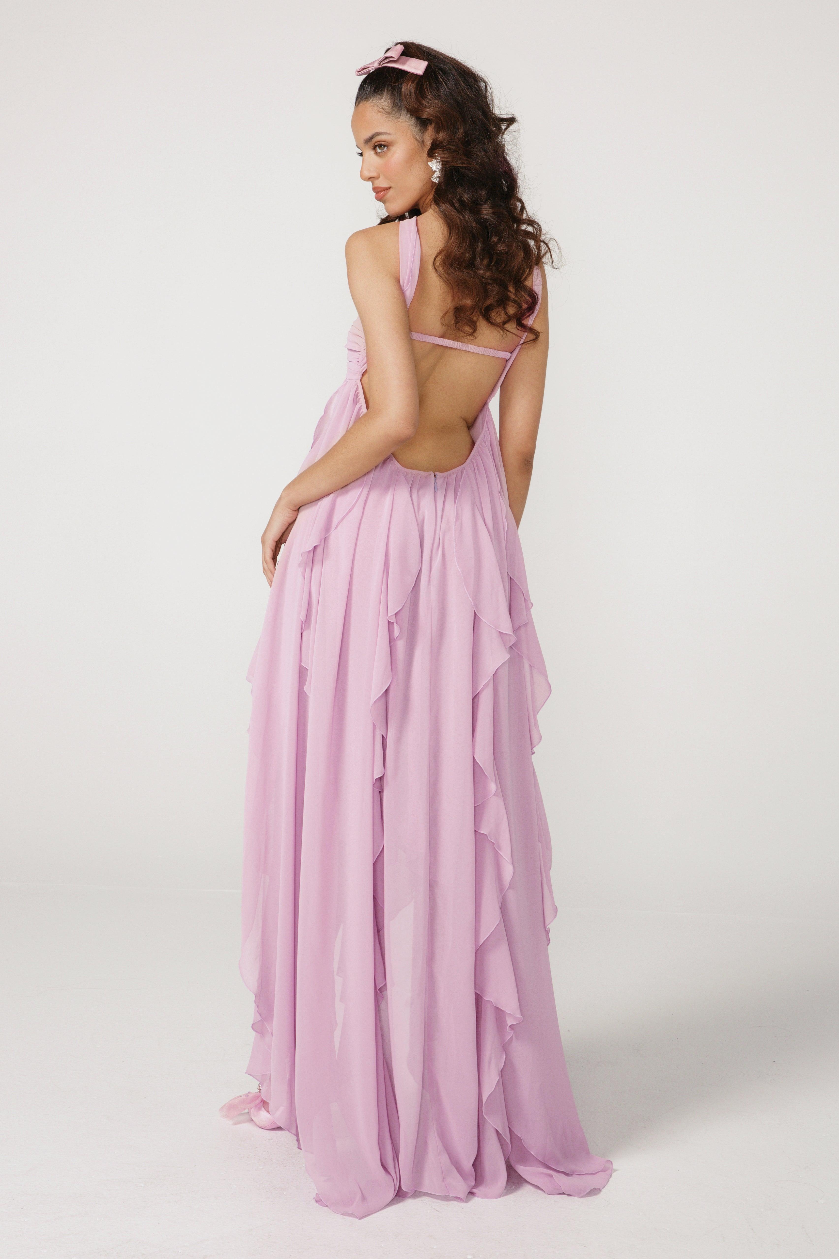 Mariah Dress (Purple) Product Image