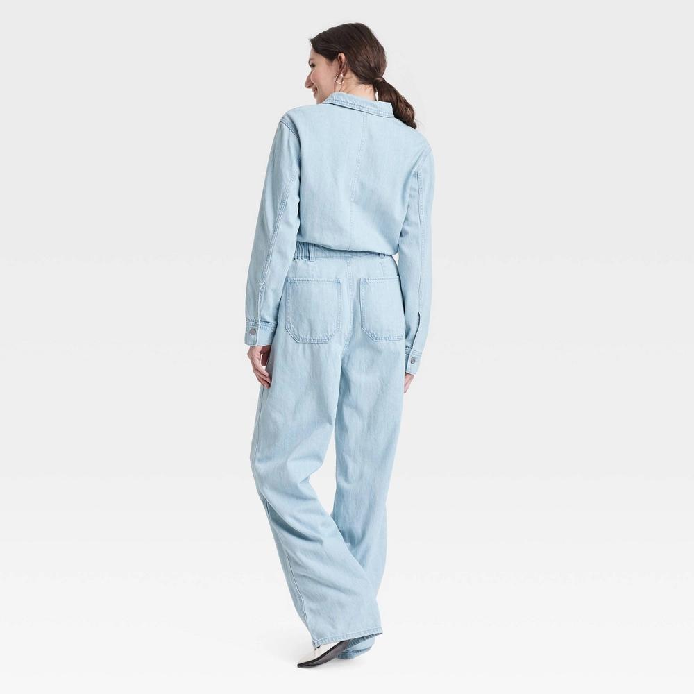 Womens Baggy Jumpsuit - Universal Thread Light Wash 00 Product Image