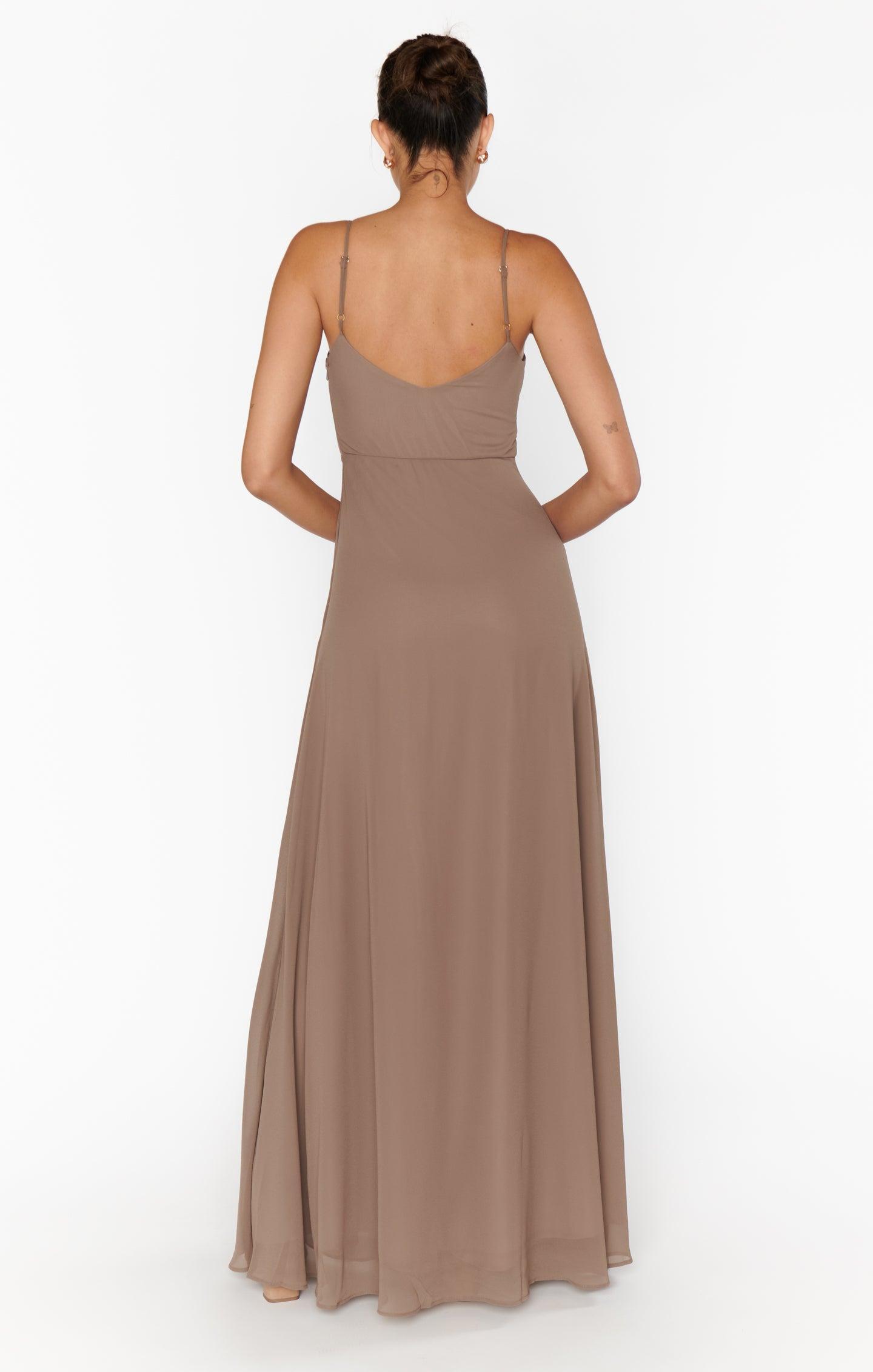 Faith Maxi Dress ~ Dune Chiffon Product Image