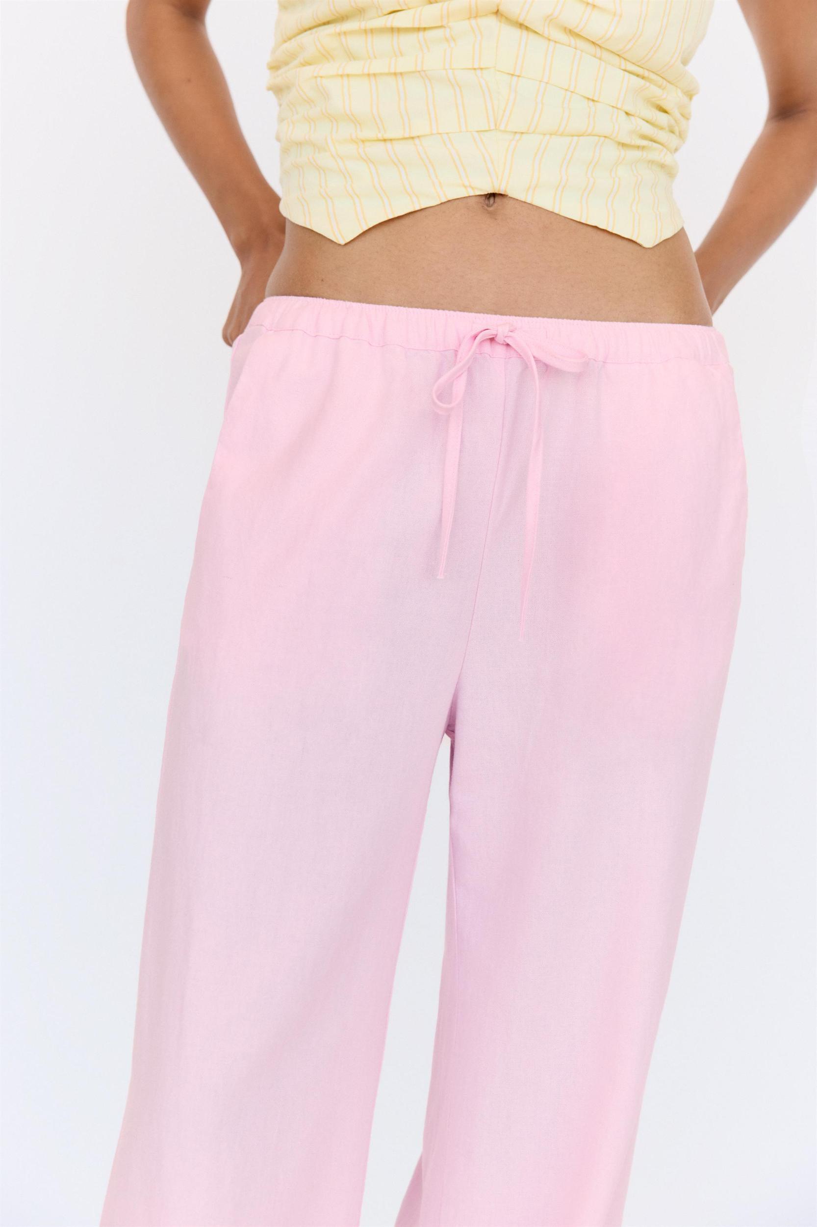 Linen blend sweatpants Product Image