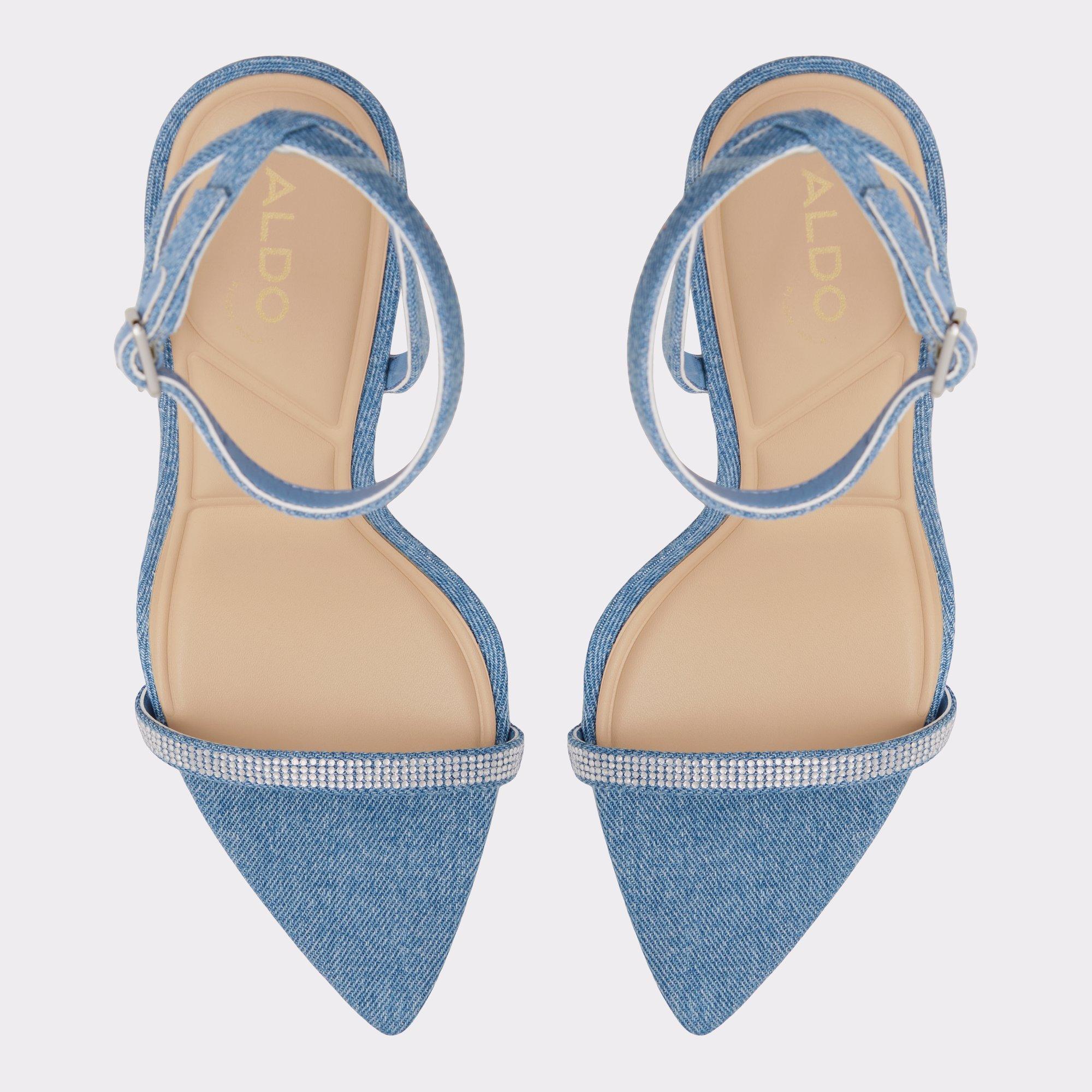 Tulipa Medium Blue Women's Strappy sandals | ALDO US Product Image