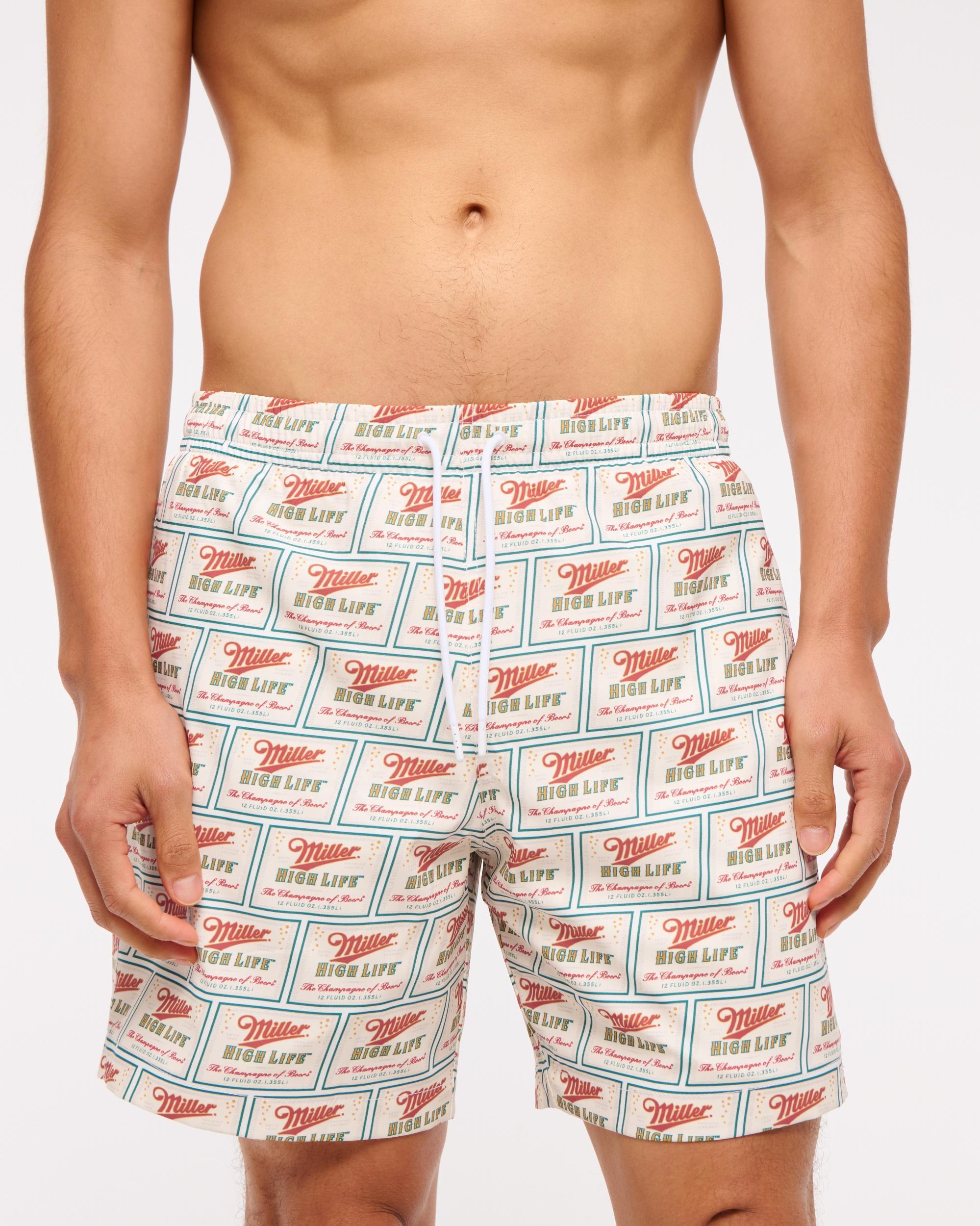 Pull-On Seersucker Swim Trunk Product Image