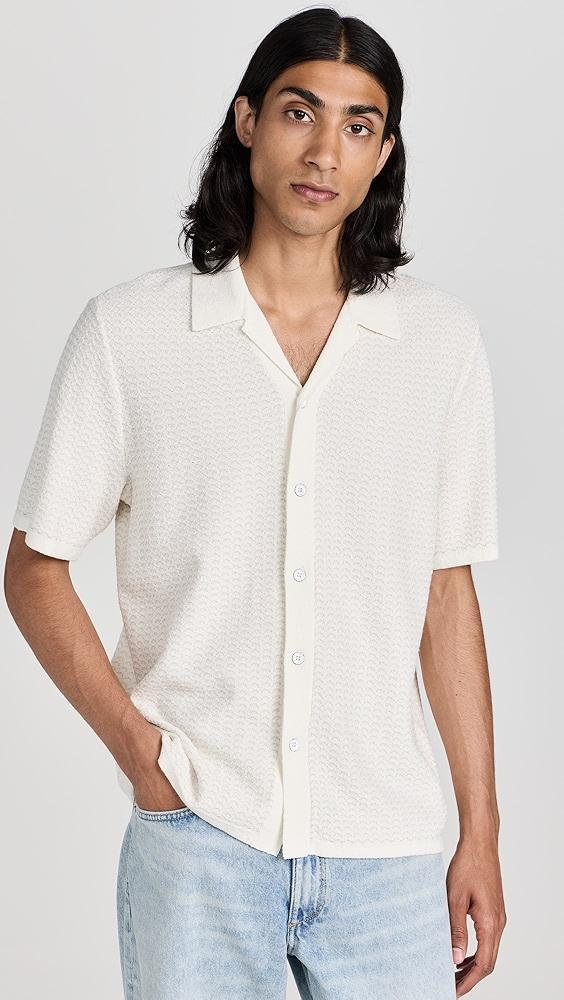 rag & bone Jacquard Avery Shirt In Zuma Toweling | Shopbop Product Image