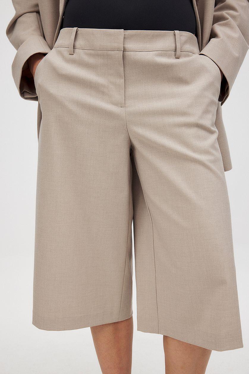 Mid Waist Long Shorts Product Image