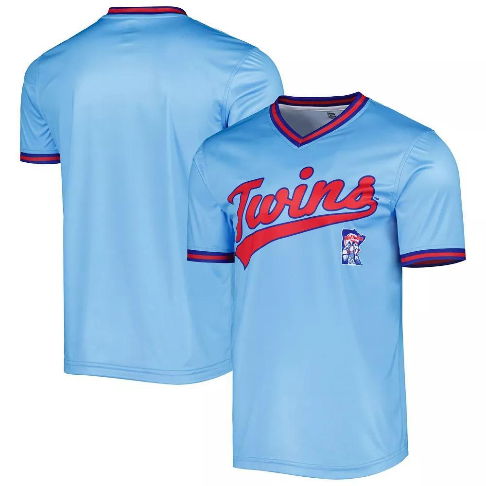 Men's Stitches Light Blue Minnesota Twins Cooperstown Collection Team Jersey, Size: Large Product Image
