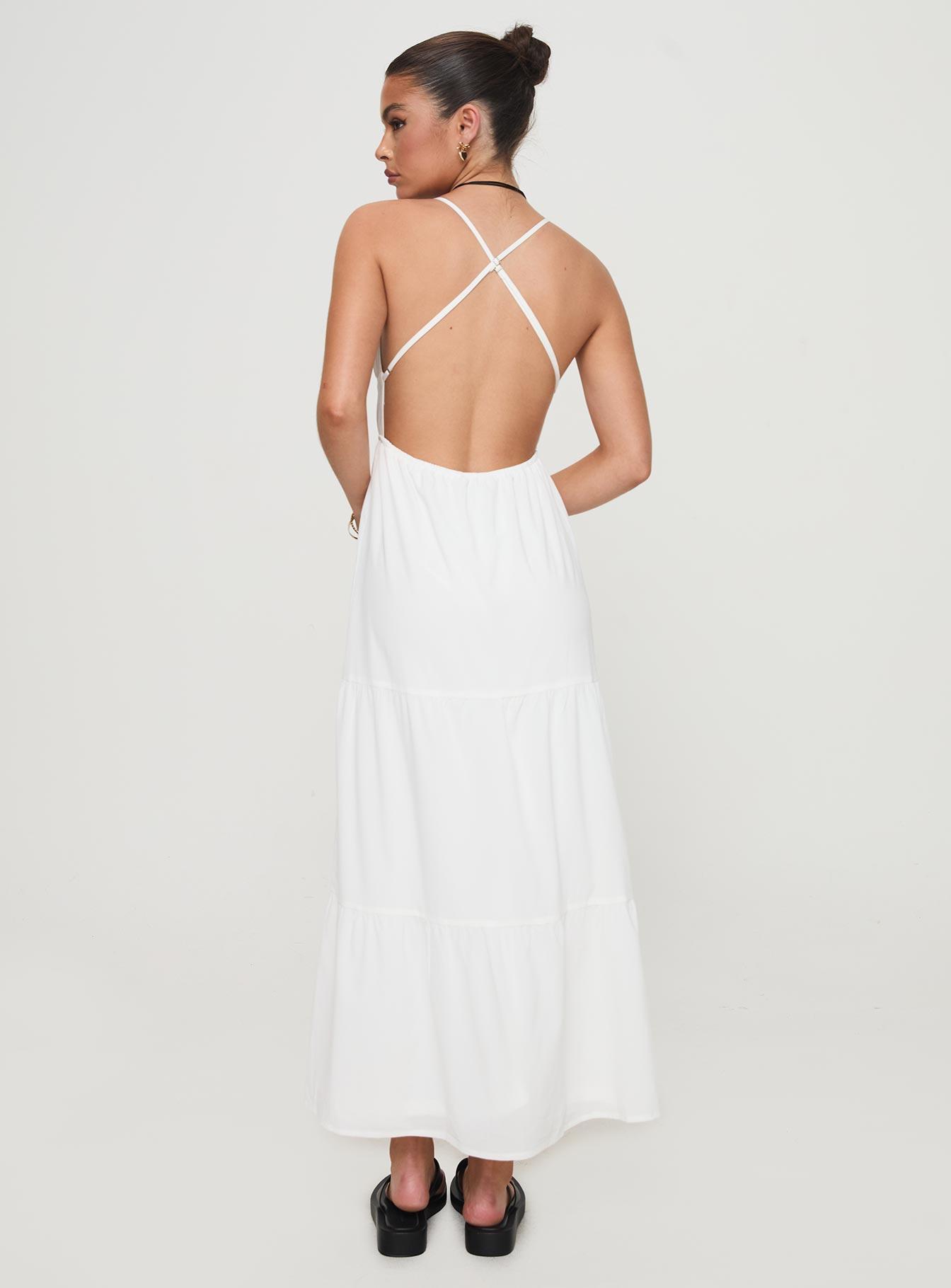 Mckew Maxi Dress White Product Image