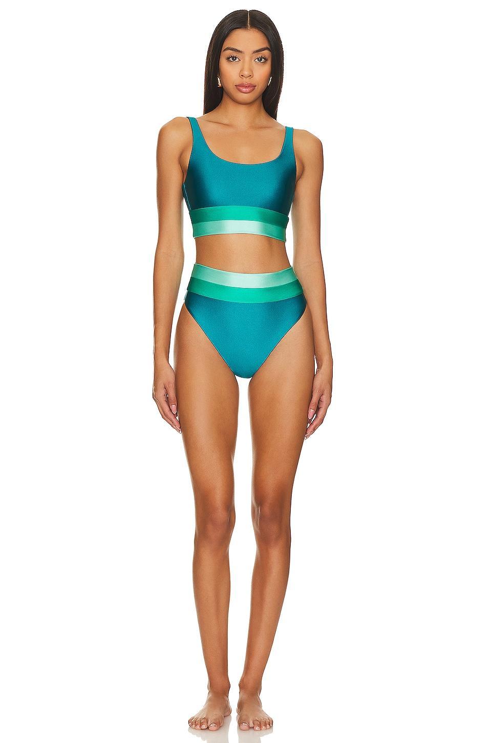 Heidi High-Waist Bikini Bottom Product Image