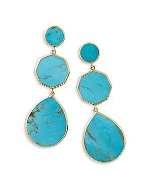 Crazy 8s 3-Stone Drop Earrings in 18K Gold Product Image