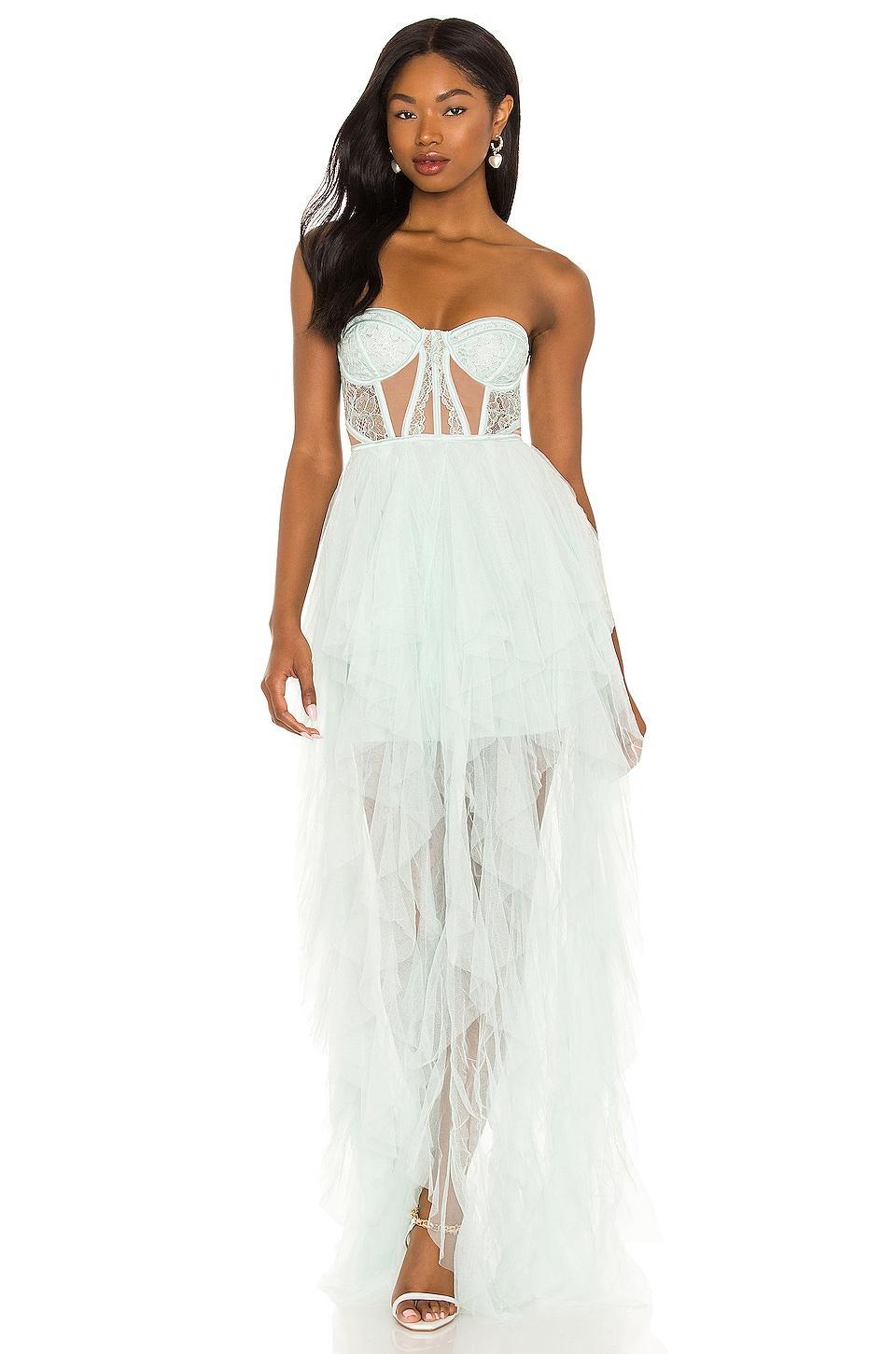 X REVOLVE Bustier Hi Low Gown For Love & Lemons Product Image