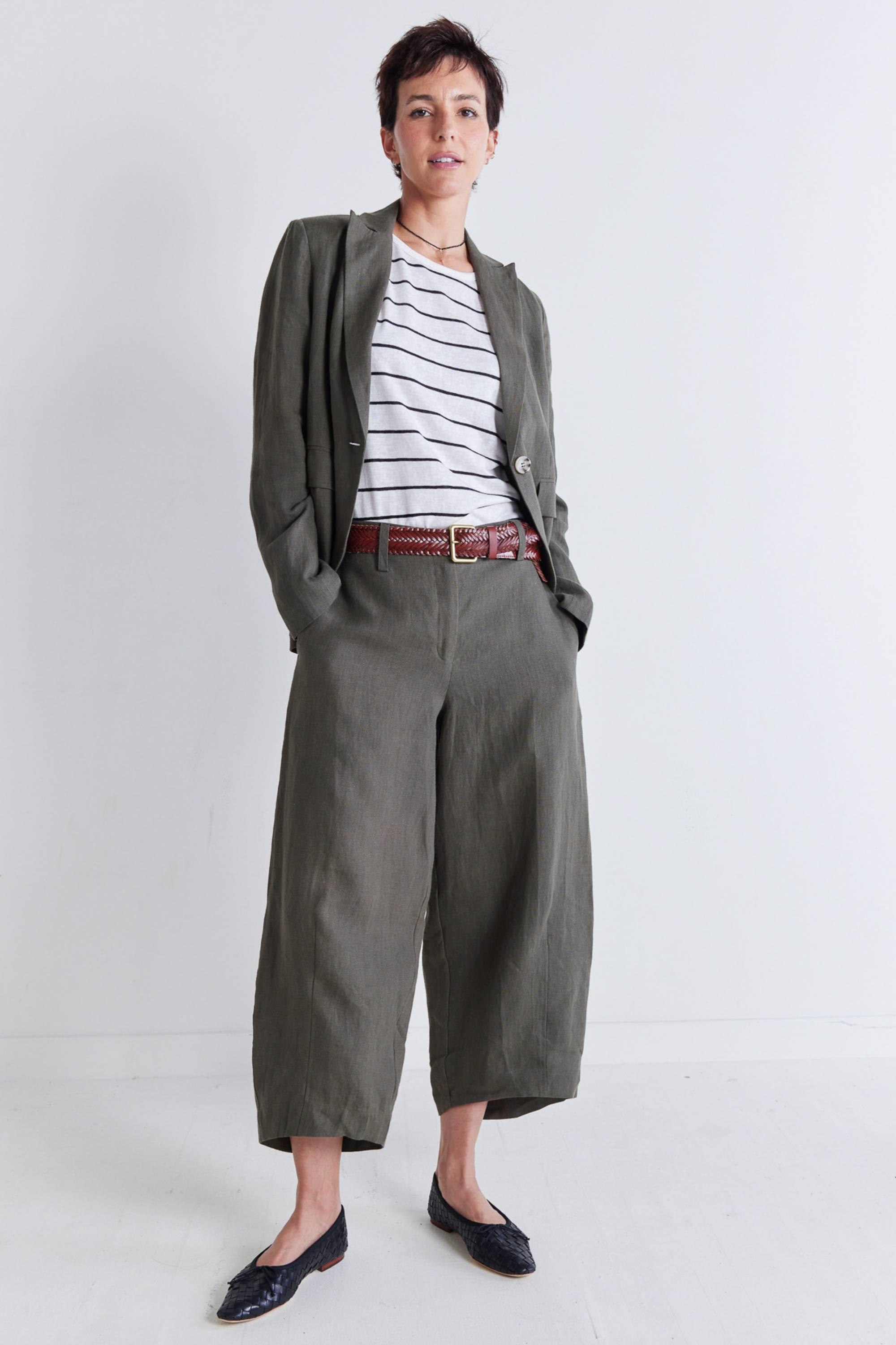 Carefree Wide Leg Linen Pants Product Image