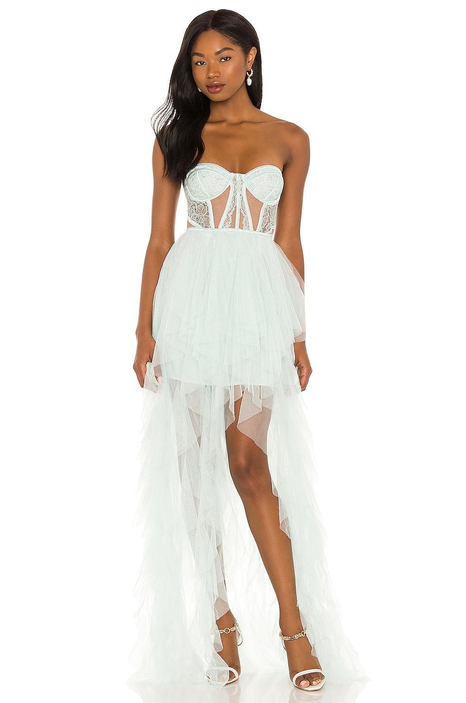 X REVOLVE Bustier Hi Low Gown For Love & Lemons Product Image