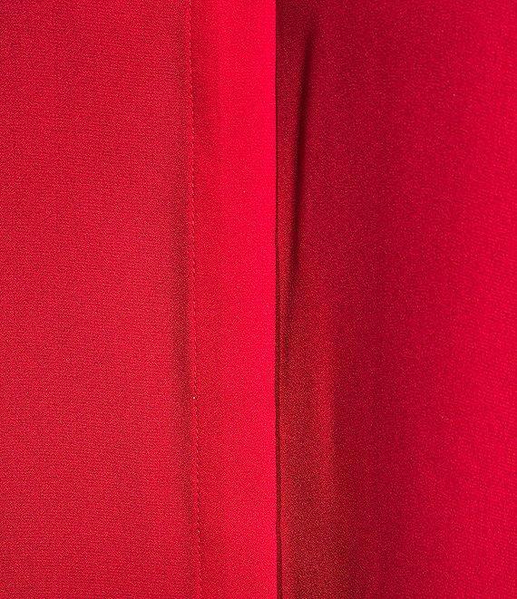 Investments Plus Size Caroline Signature V-Neck 3/4 Sleeve Button Front Top Product Image