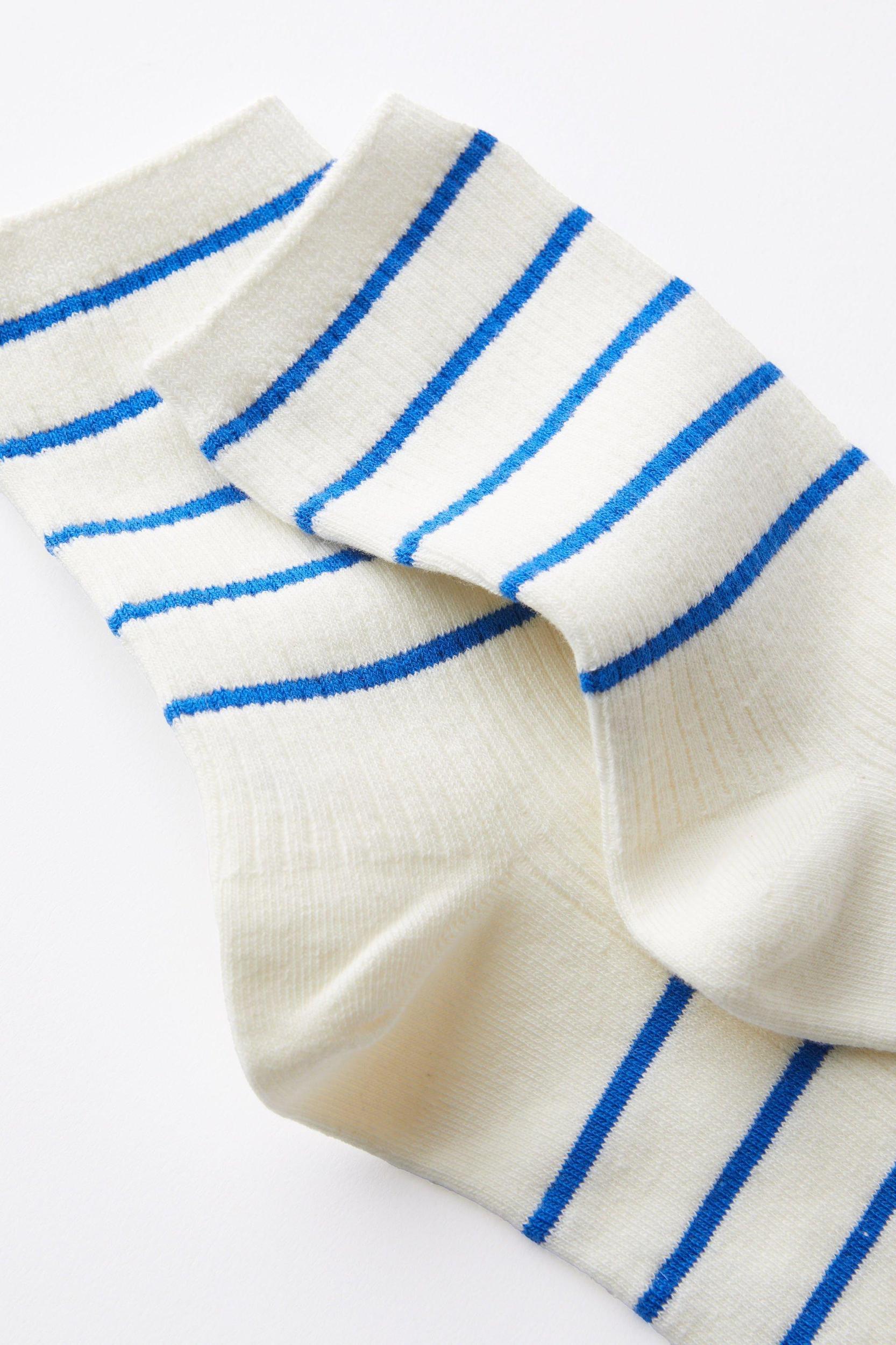 Stripe Ribbed Crew Sock Product Image