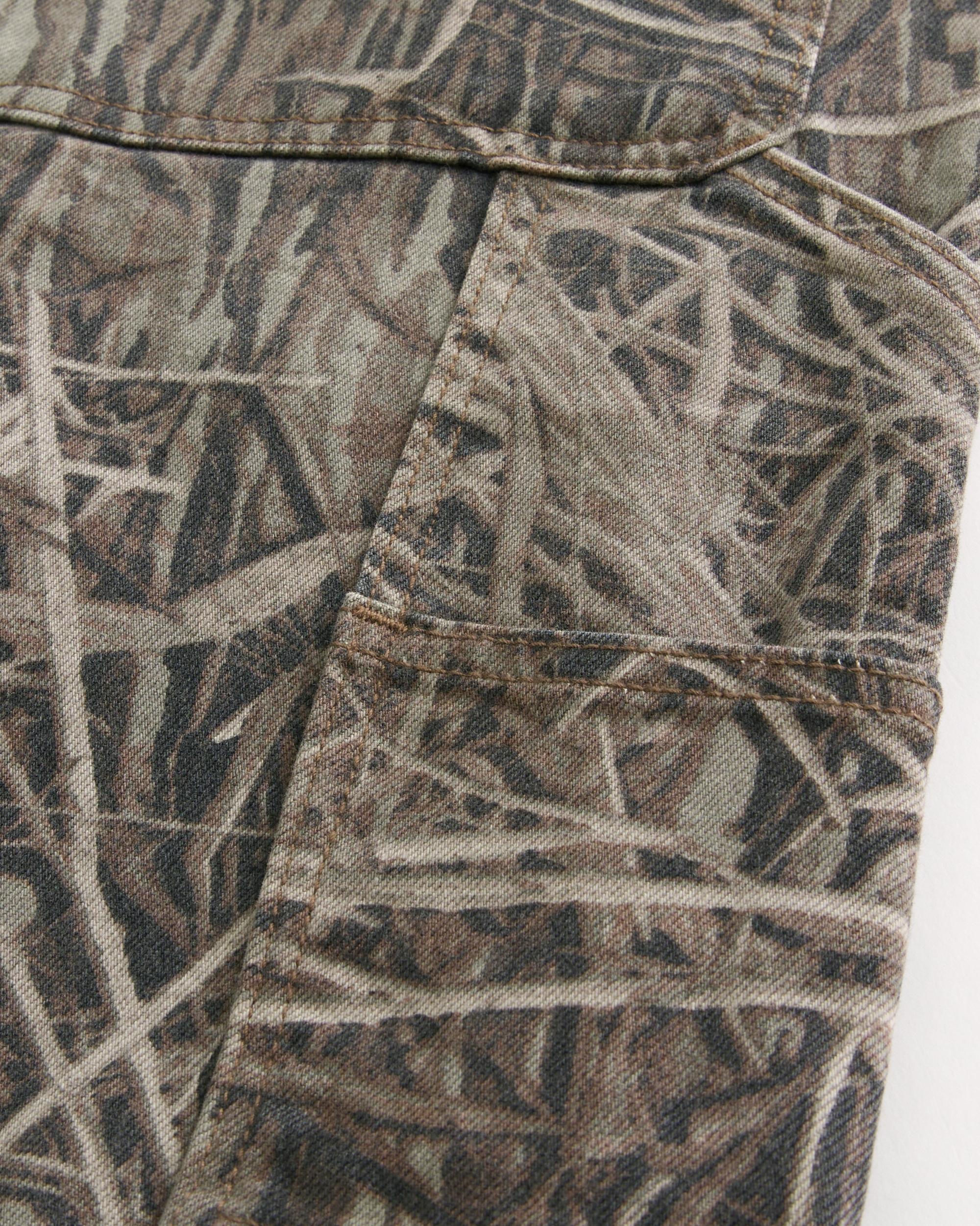 Camo Baggy Painter Jeans Product Image