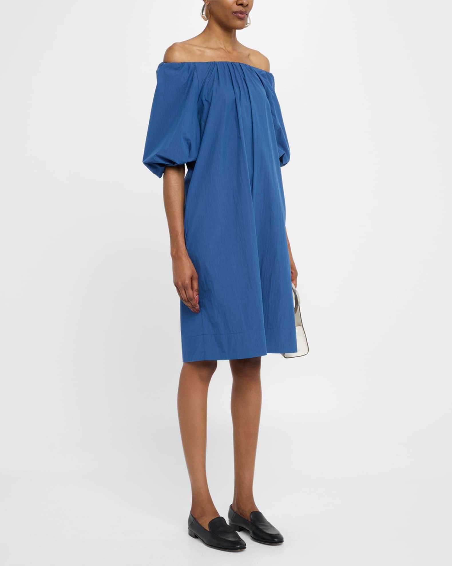 Ruched Off-Shoulder Dress Product Image