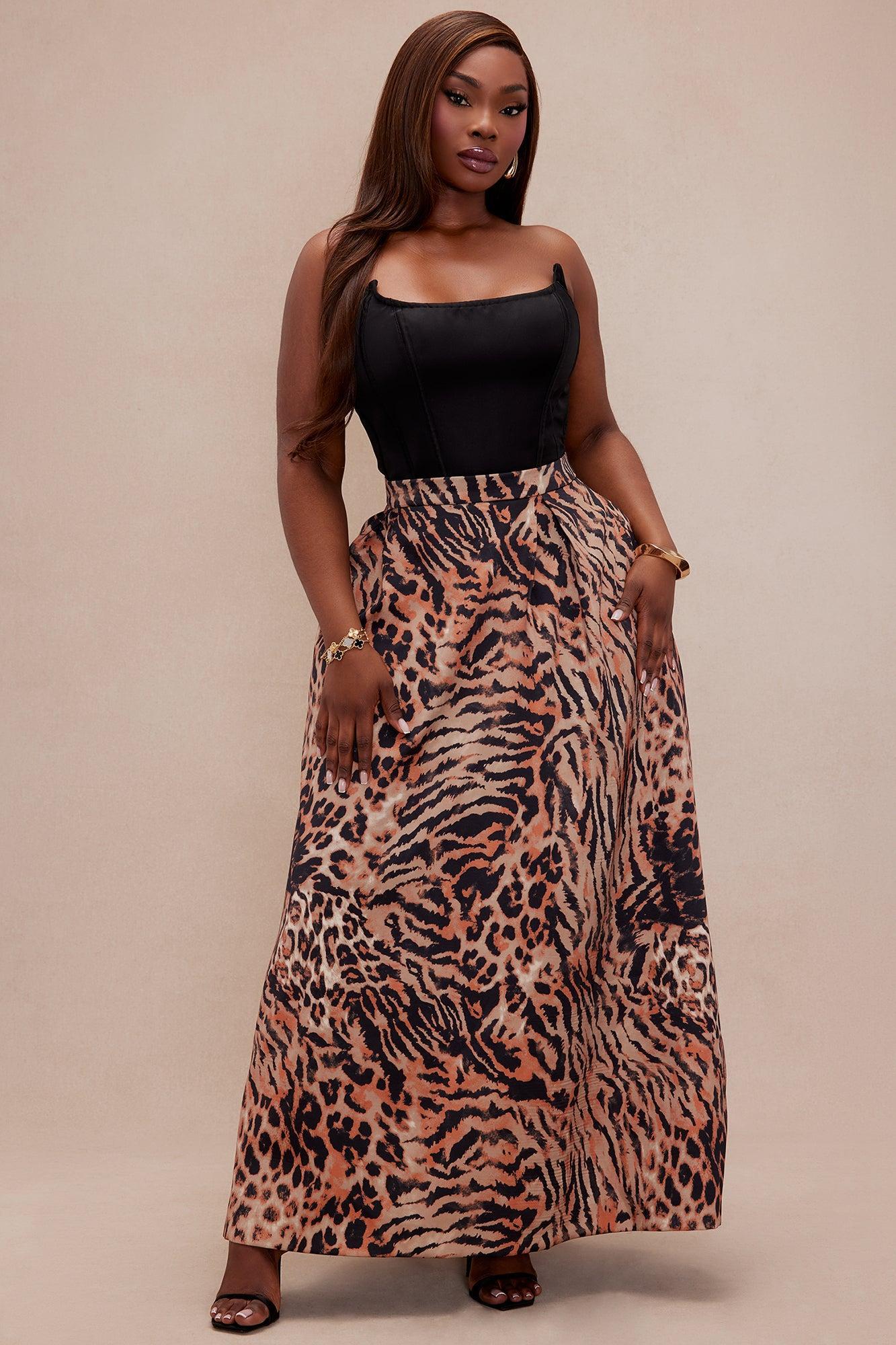 Scarlett Leopard Skirt - Leopard Product Image