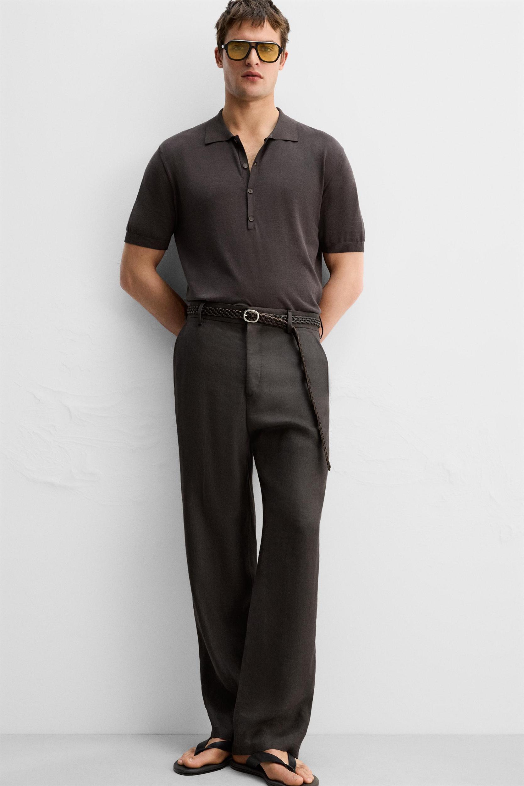 LIMITED EDITION VISCOSE LINEN SUIT PANTS Product Image