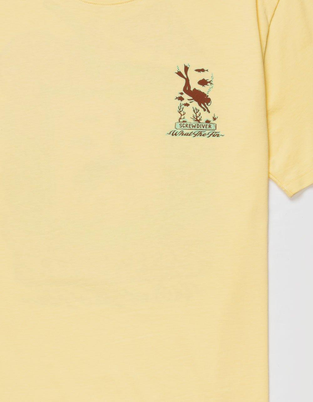 WHAT THE FIN Screwdriver Mens Tee - BUTTER Product Image