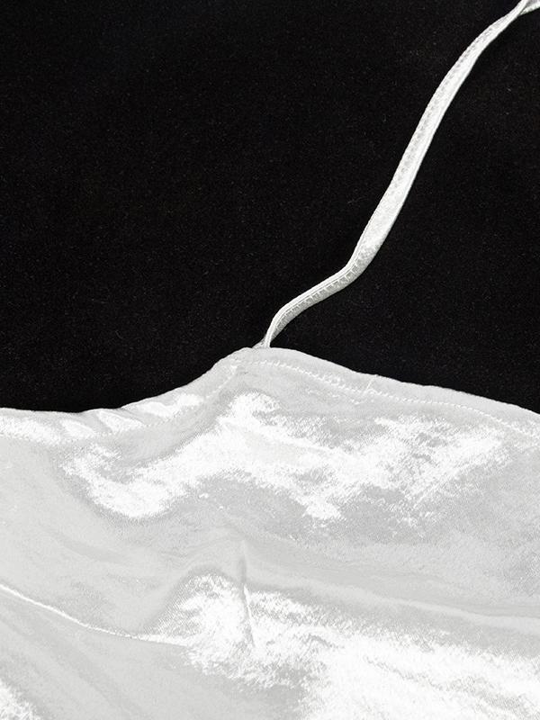 Irregular Hem Halter Backless Cami Top Product Image