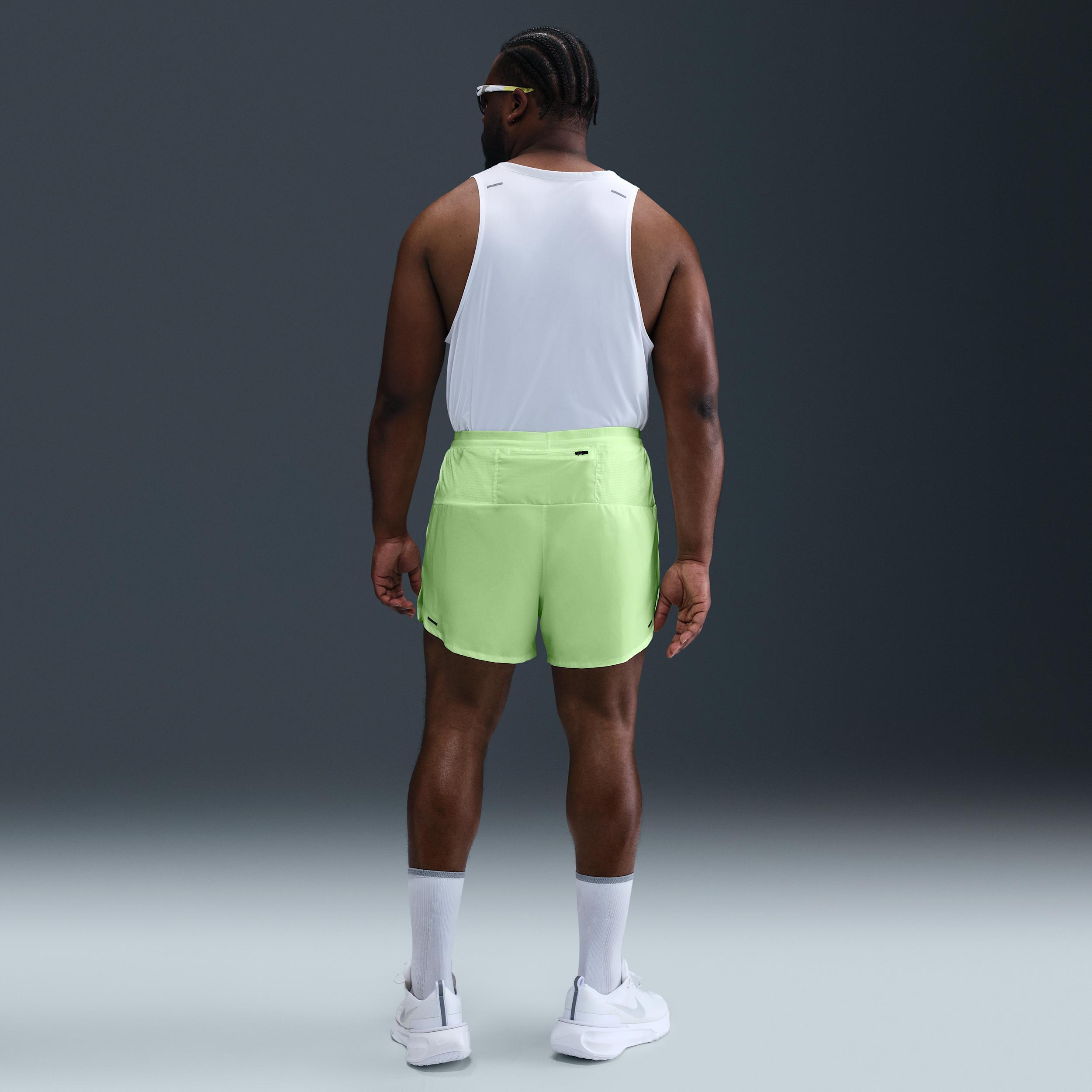 Nike Mens Stride Dri-FIT 5 2-in-1 Running Shorts | FN2992-701 Product Image