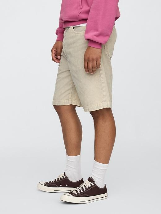 Washed Corduroy Shorts Product Image