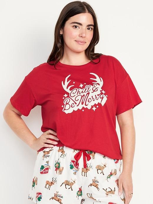 Matching Holiday-Graphic T-Shirt for Women Product Image