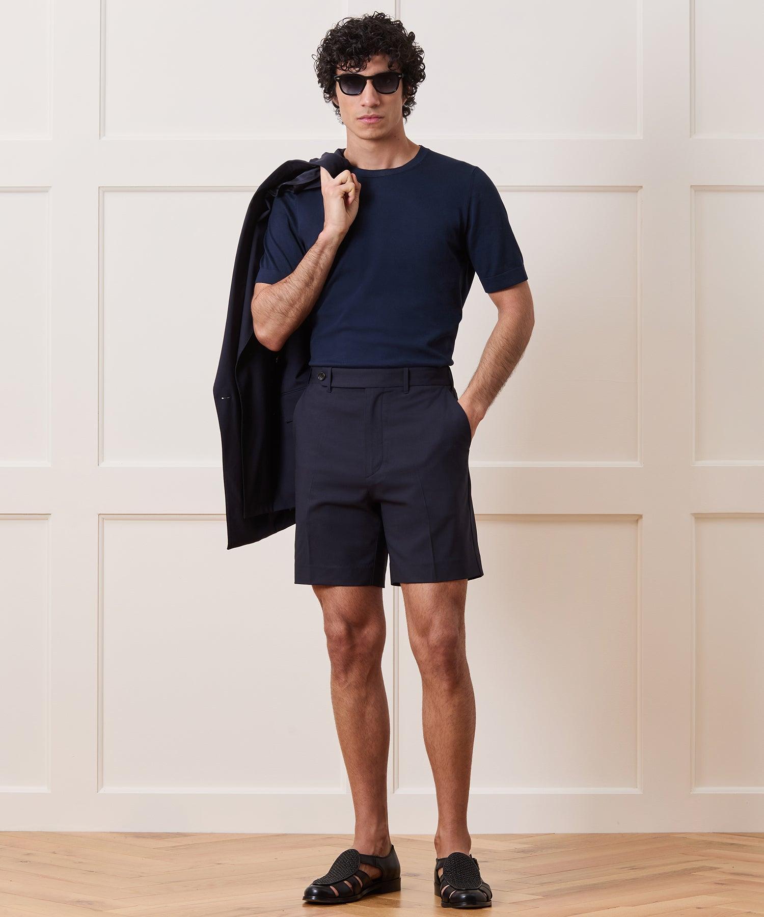 7" Tropical Wool Tab Short Product Image