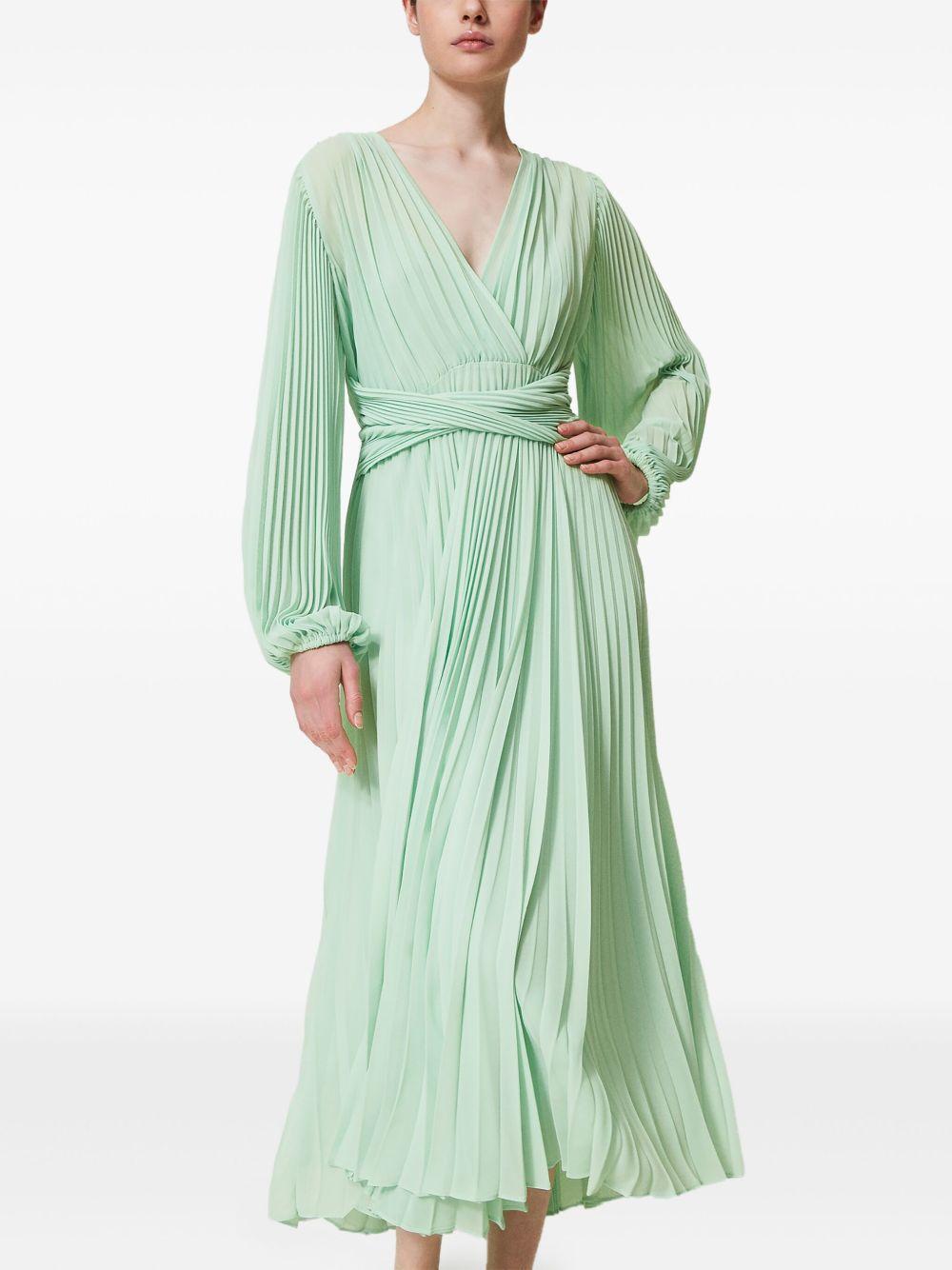 pleated maxi dress Product Image