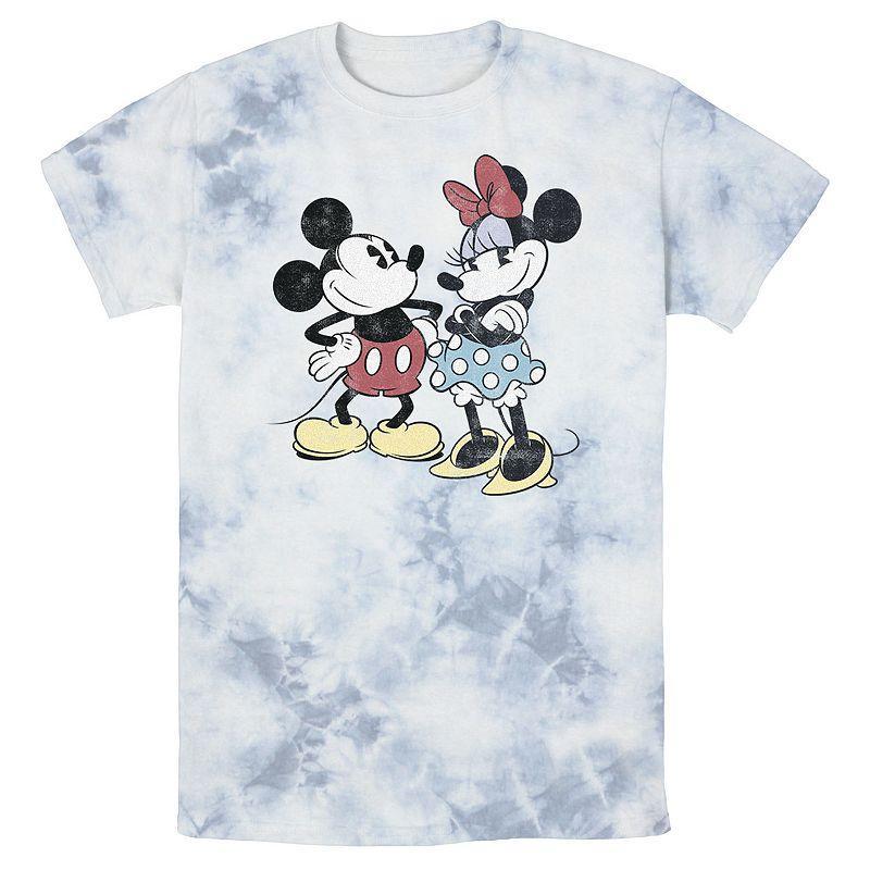 Disneys Mickey & Minnie Mouse Retro Friends Wash Tee, Mens Product Image