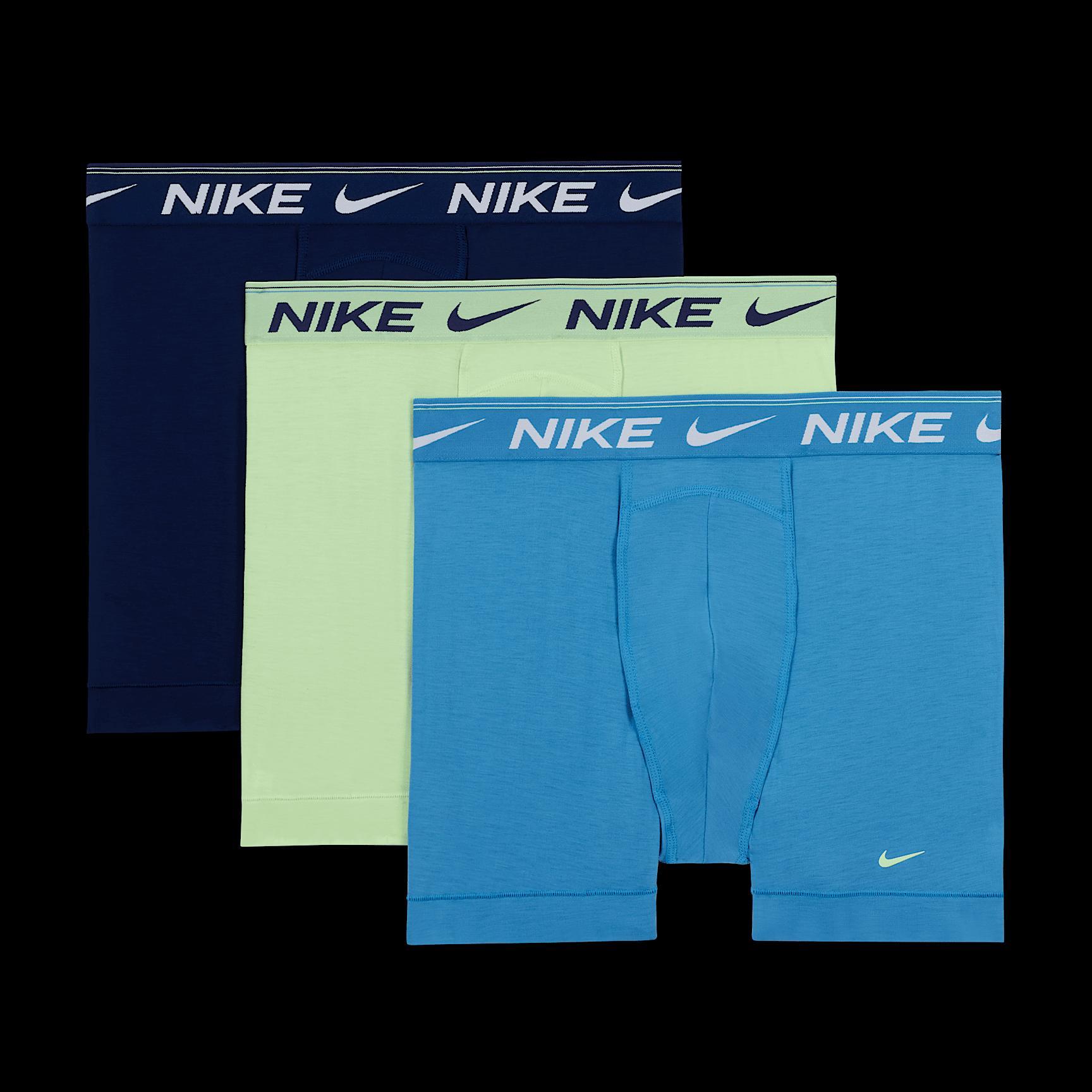 Nike Mens Dri-FIT Ultra Comfort Boxer Briefs (3-Pack) | KE1257-421 Product Image