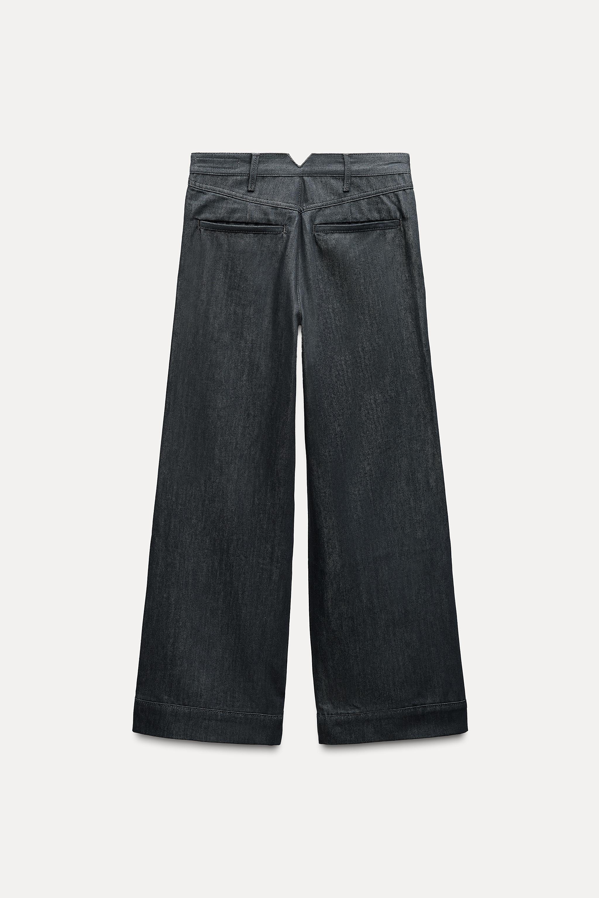 MID-RISE WIDE LEG JEANS ZW COLLECTION Product Image