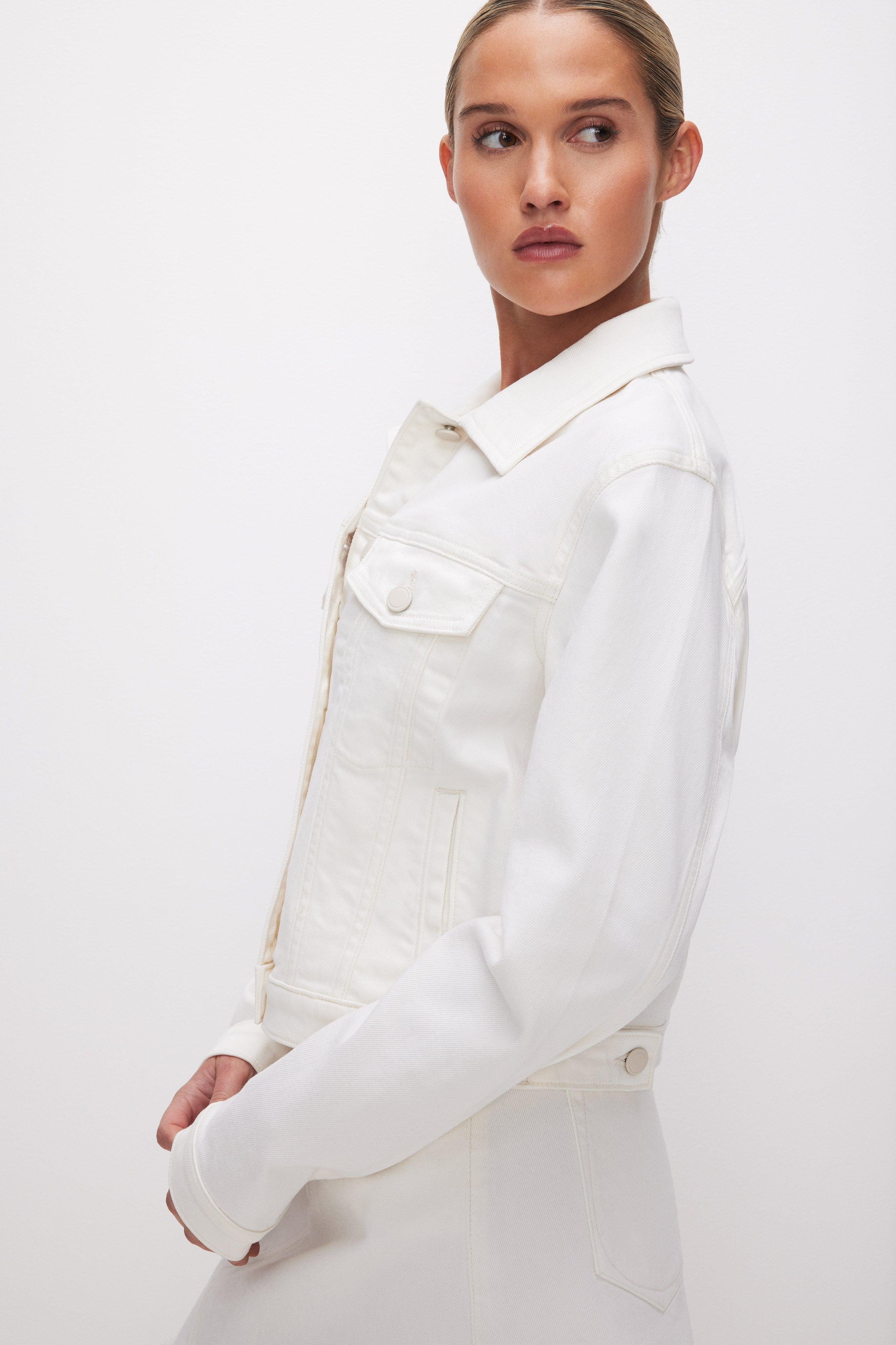 CLASSIC DENIM JACKET | CLOUD WHITE Product Image