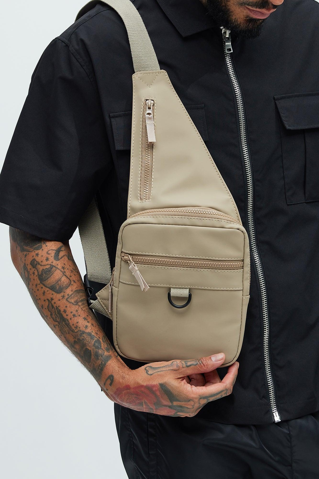 Crossbody Sling Bag - Taupe Product Image