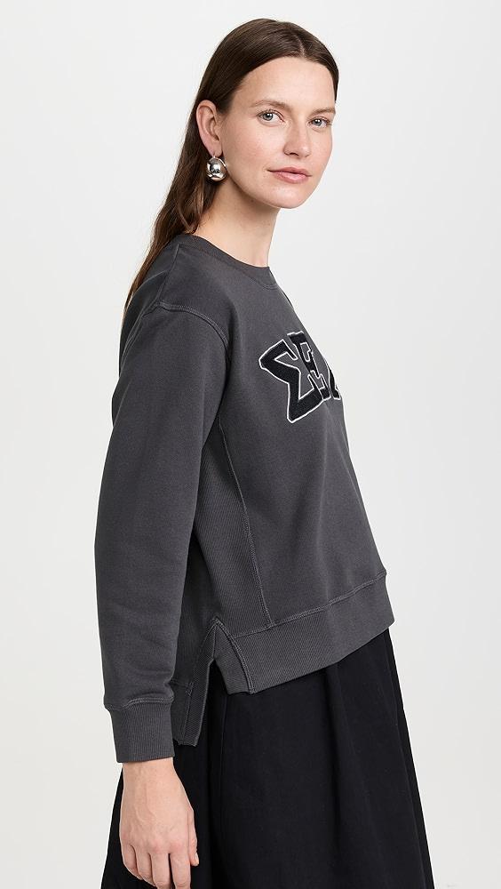 Sea Adonis Embroidery Sweatshirt | Shopbop Product Image