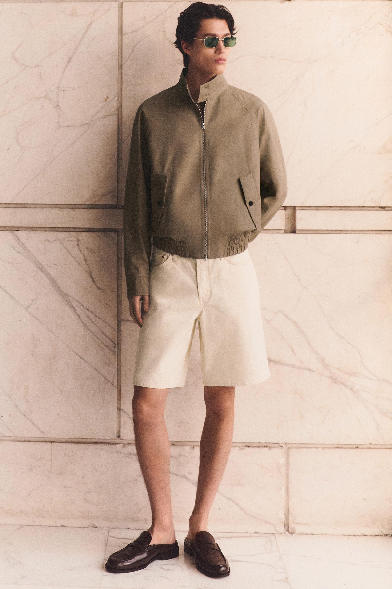 WATER-REPELLENT HARRINGTON JACKET Product Image