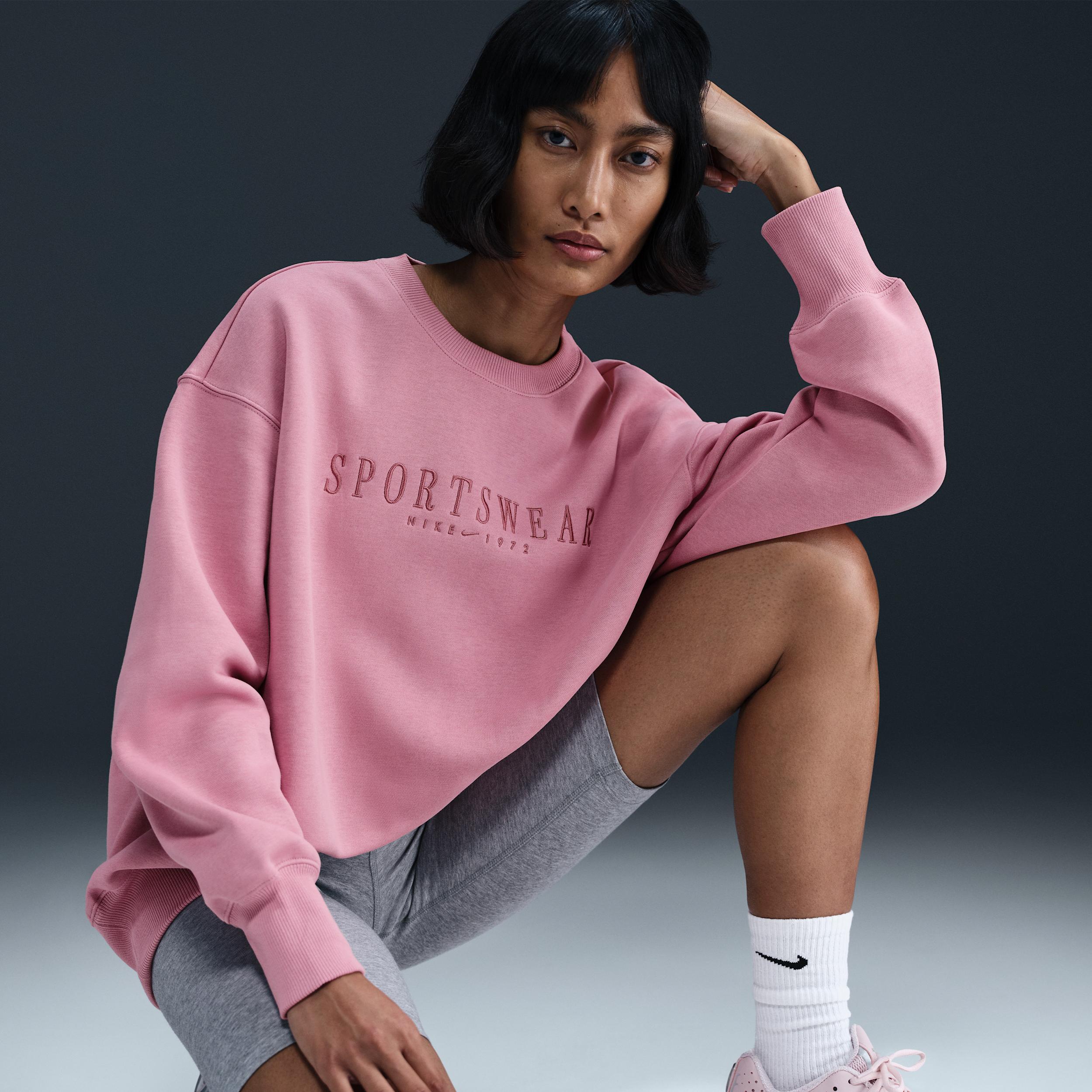 Nike Sportswear Phoenix Fleece Women's Oversized Crew-Neck Sweatshirt Product Image