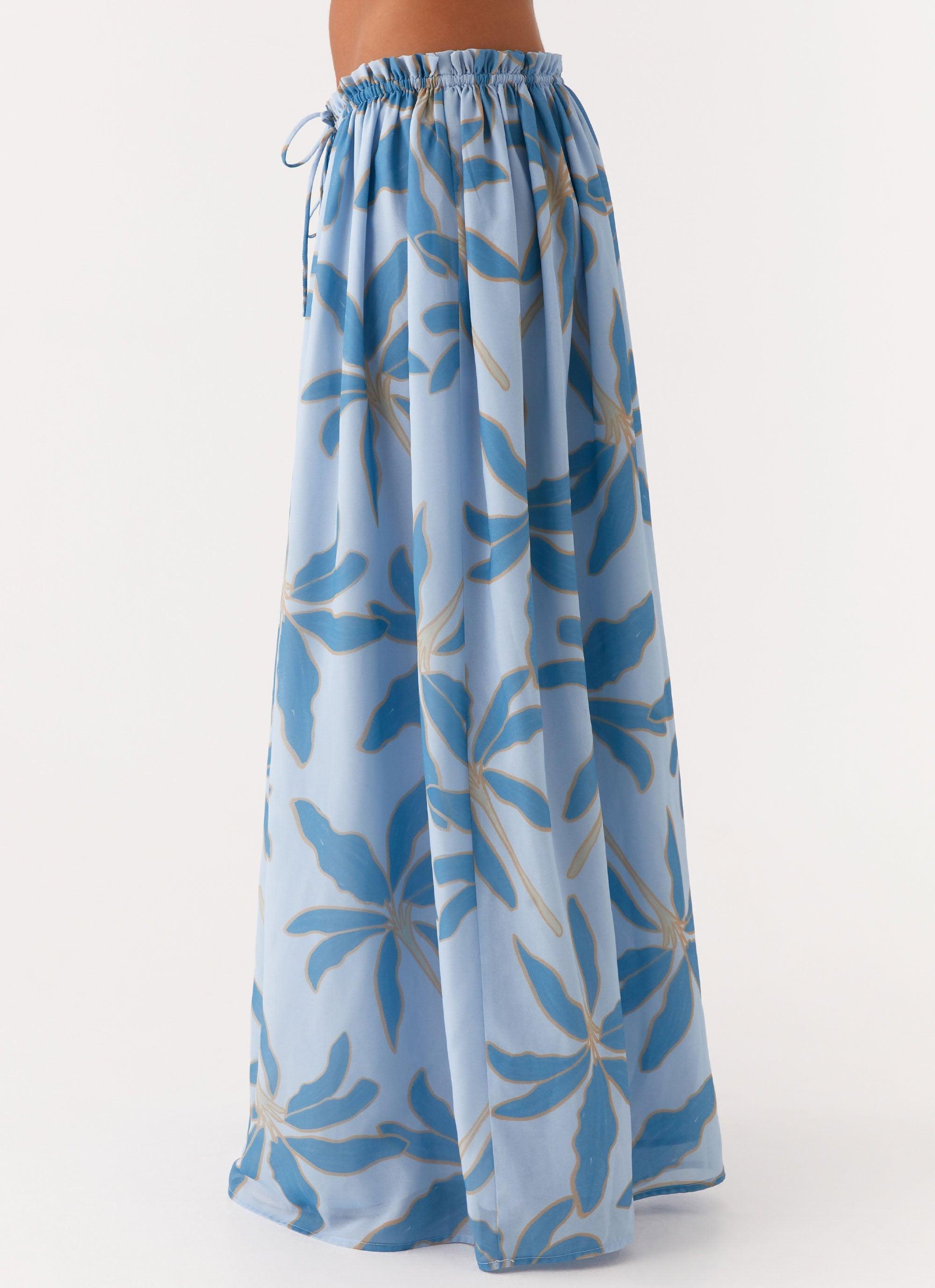 Zaya Maxi Skirt - Opulent Blue Product Image