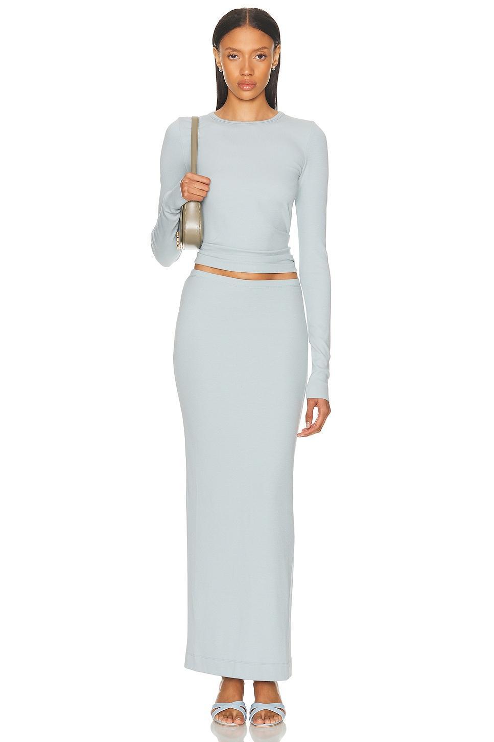 Long Sleeve Fitted Top Product Image