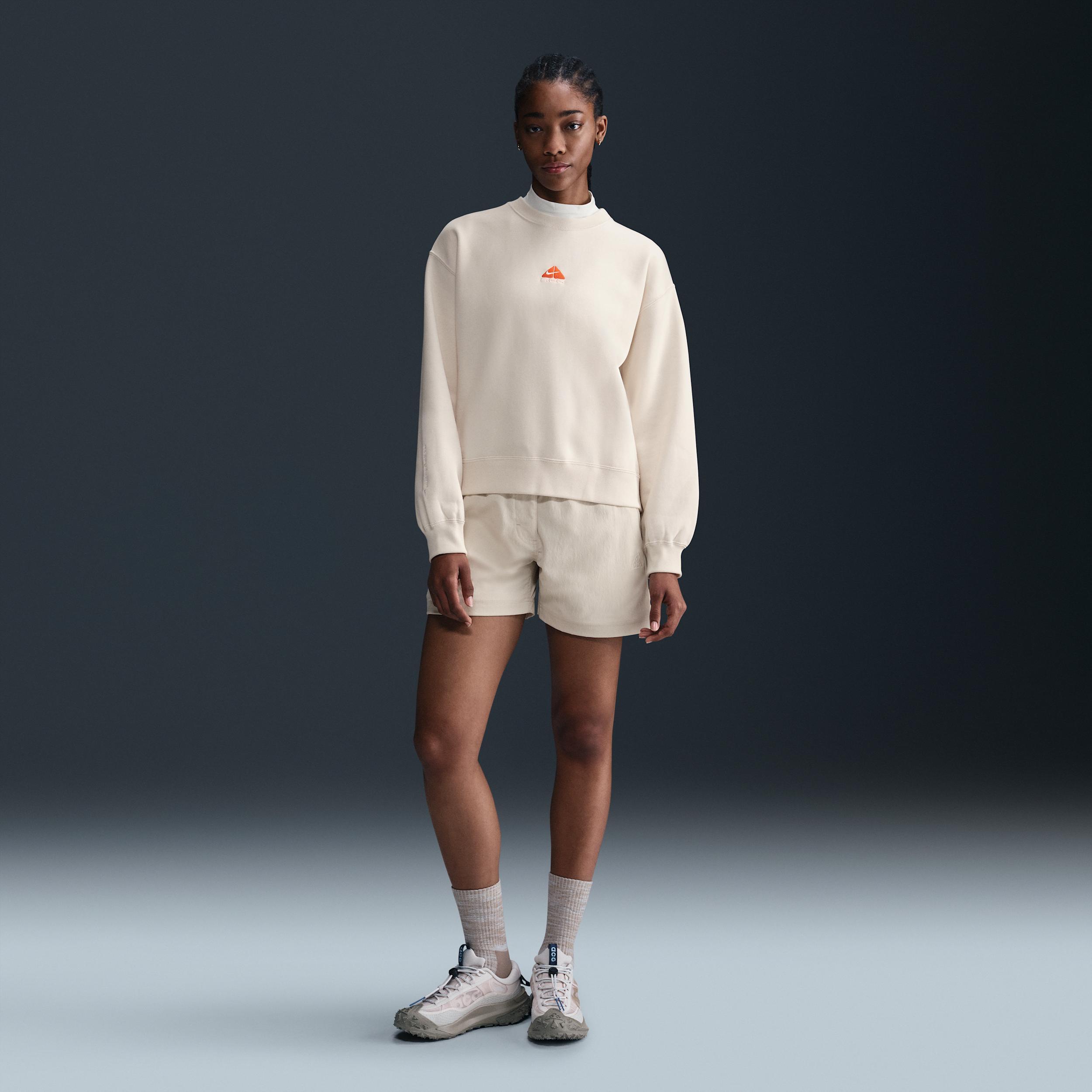 Women's Nike ACG "Tuff Fleece" Therma-FIT Repel Crew-Neck Sweatshirt Product Image