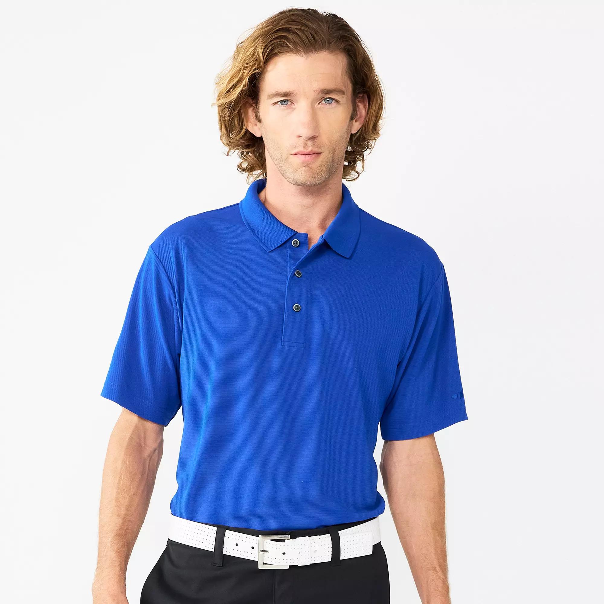 Men's Grand Slam Classic-Fit Solid Golf Polo, Size: Large, Blue The Web Product Image